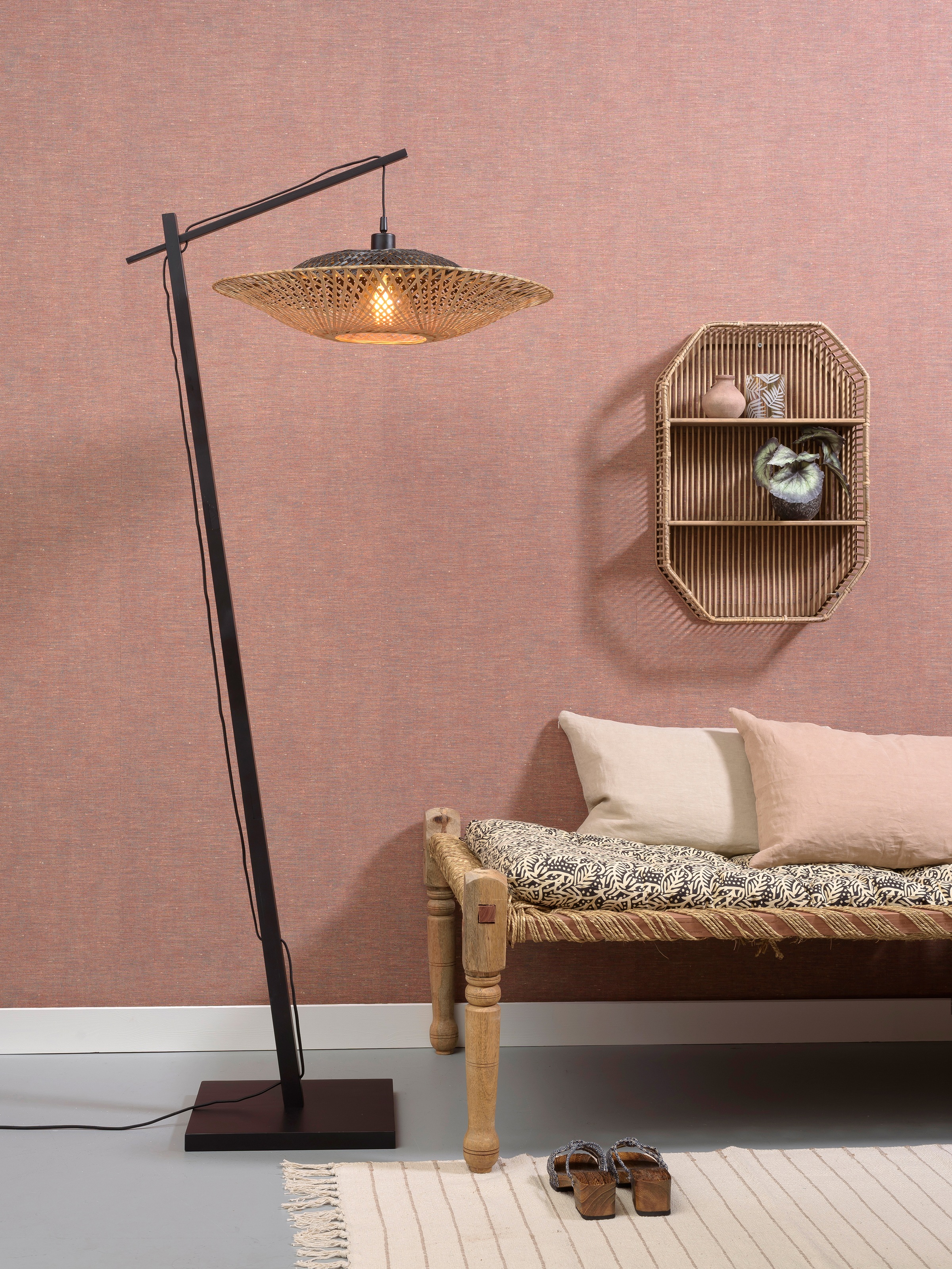 GOOD&MOJO Stehlampe »Kalimantan«, Leuchtmittel E27 | ohne Leuchtmittel