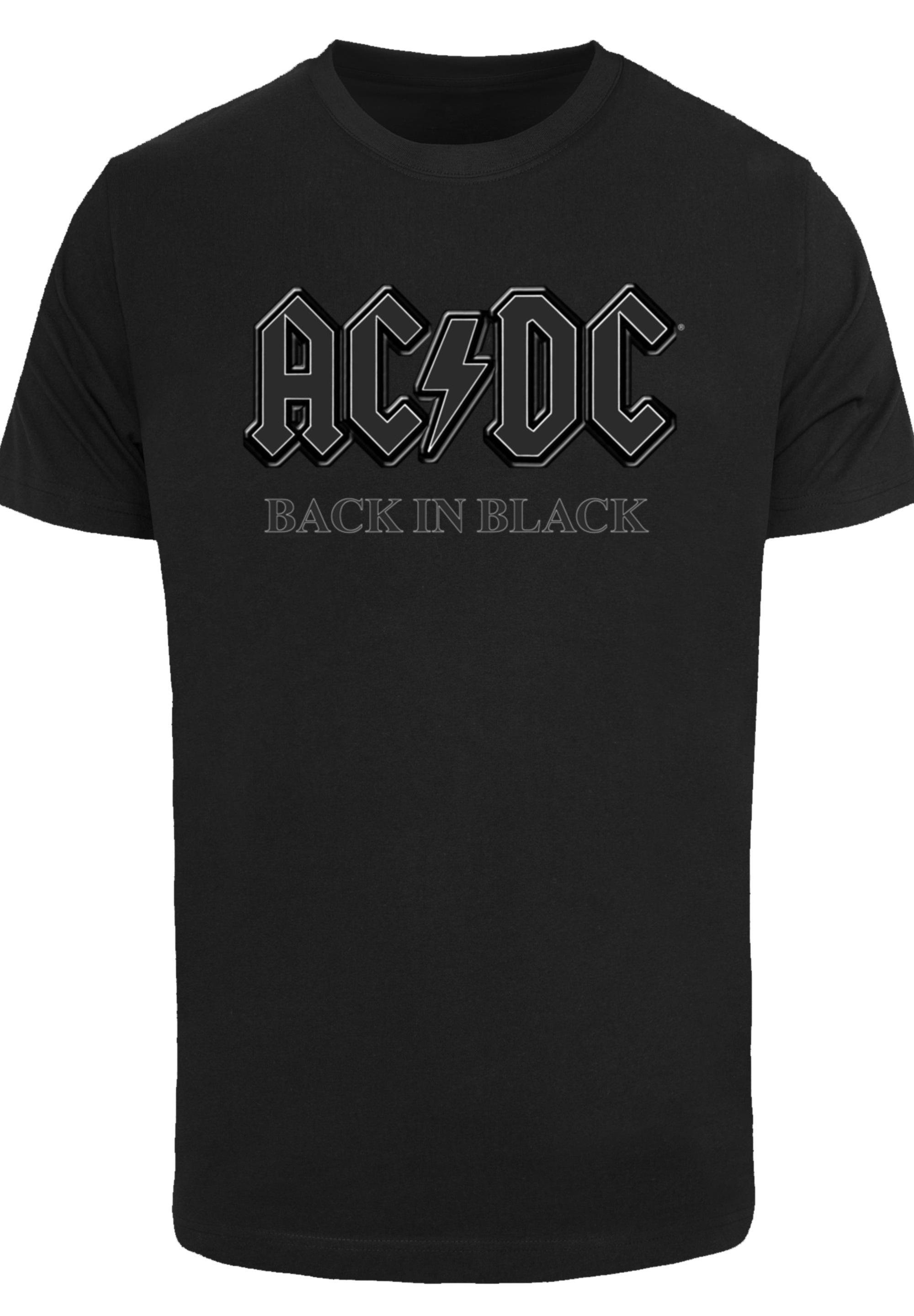 F4NT4STIC T-Shirt "ACDC Back in Black" Premium Qualität günstig online kaufen