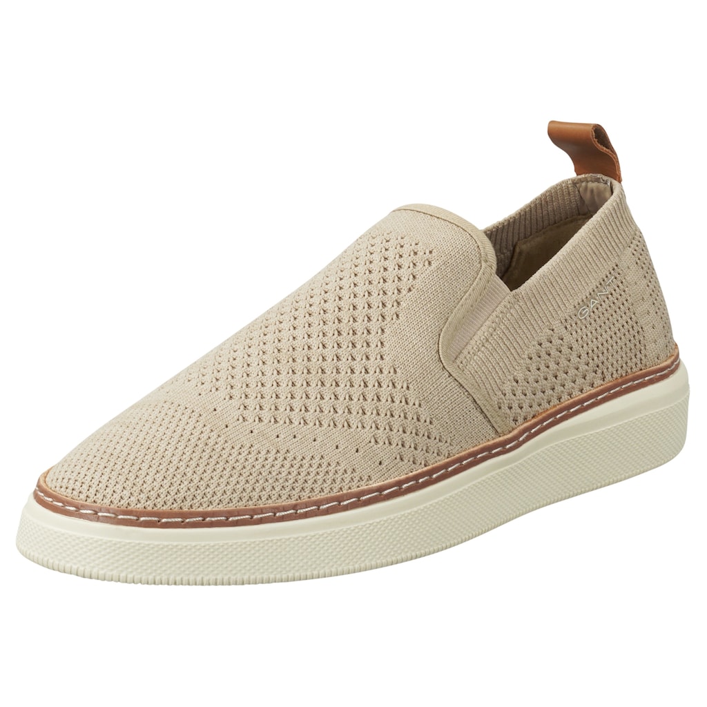 Gant Slip-On Sneaker »San Prep« mit Lederflag an der Ferse Gant Slip-On Sneaker »San Prep« mit Lederflag an der Ferse
