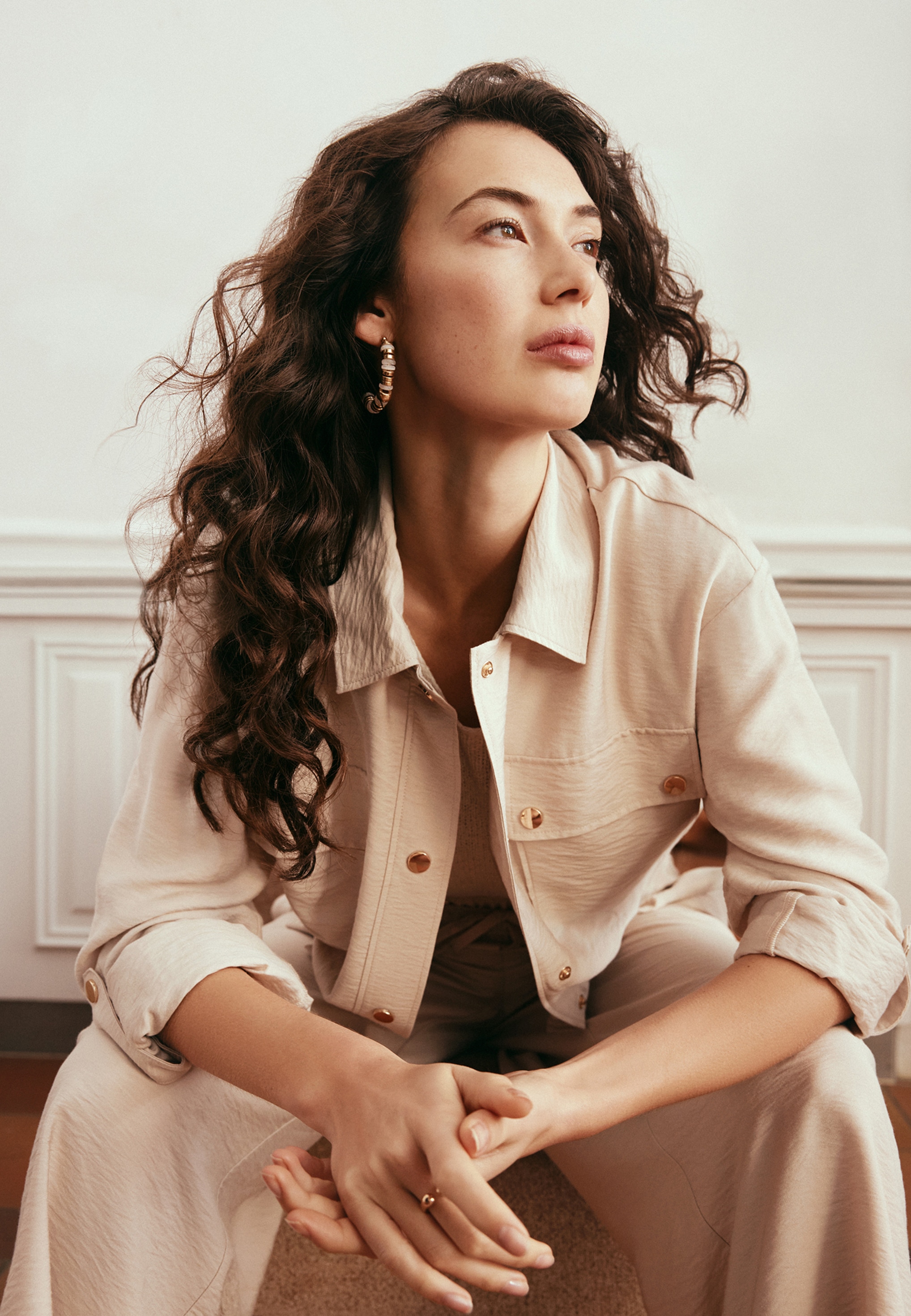 Betty&Co Jackenblazer »Damen mit aufgesetzten Taschen«