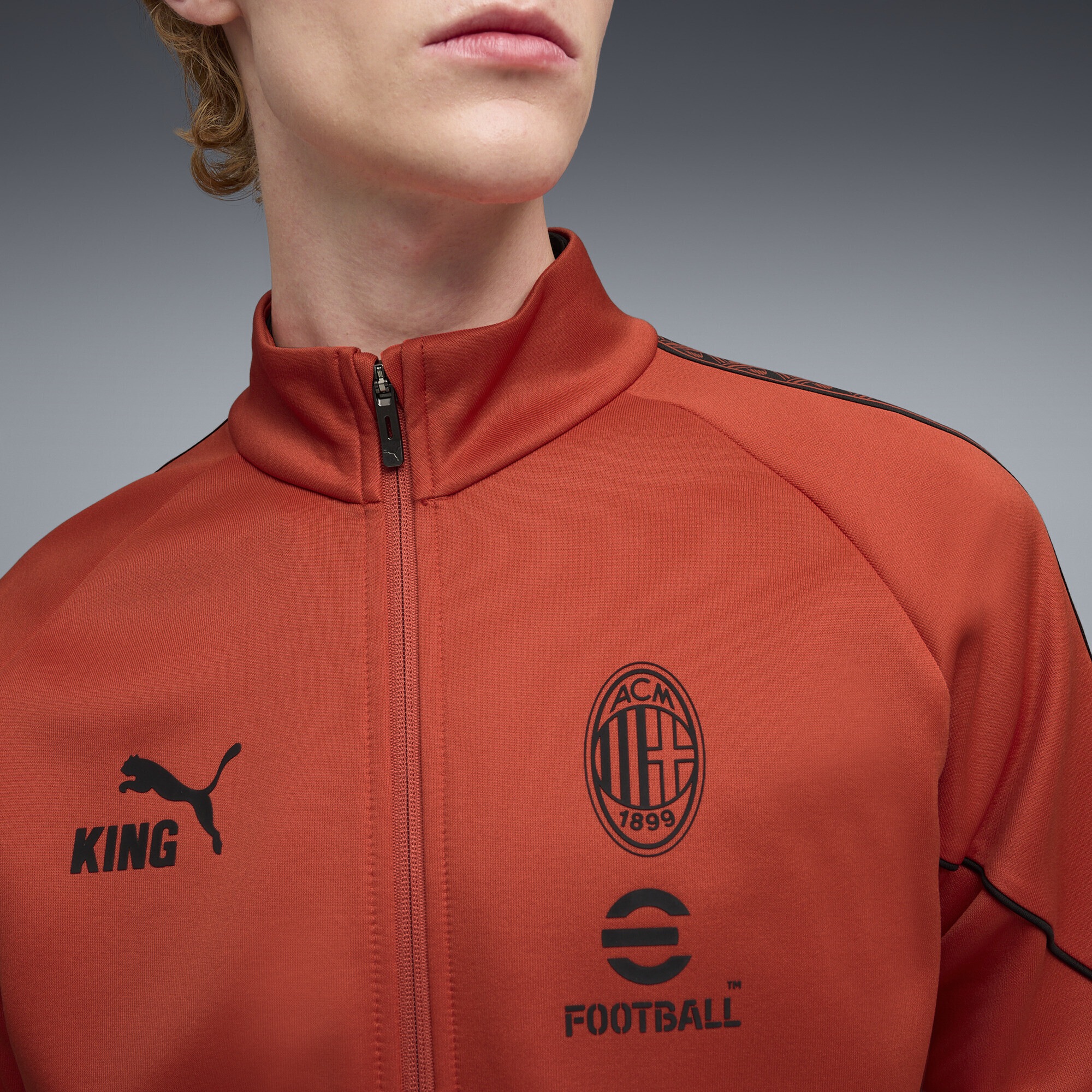 PUMA Sweatjacke »AC Milan KING Anthem Jacke Herren«