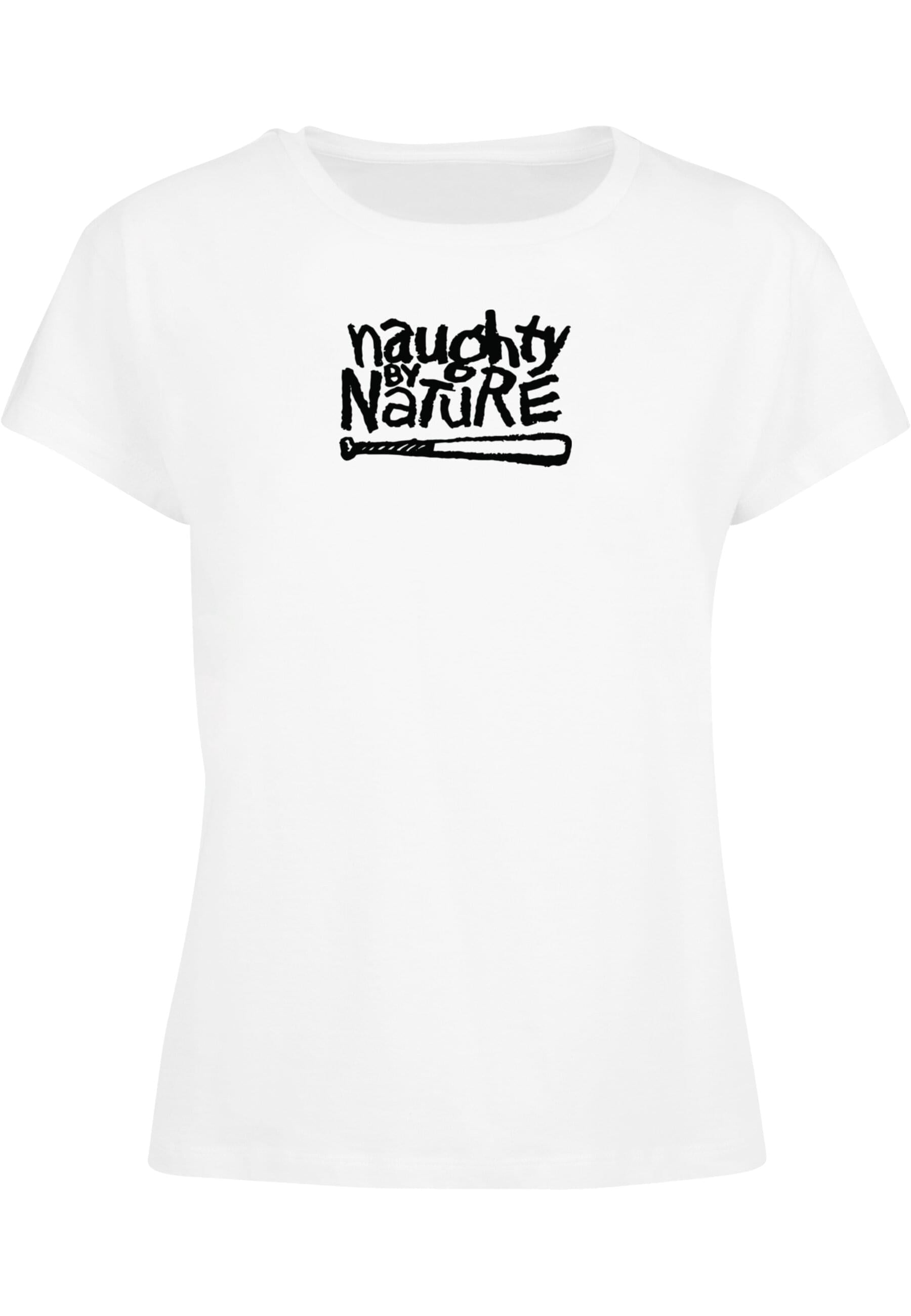 Merchcode T-Shirt »Damen Ladies Naughty By Nature - Logo Box Tee«, (1 tlg.)  für kaufen | BAUR