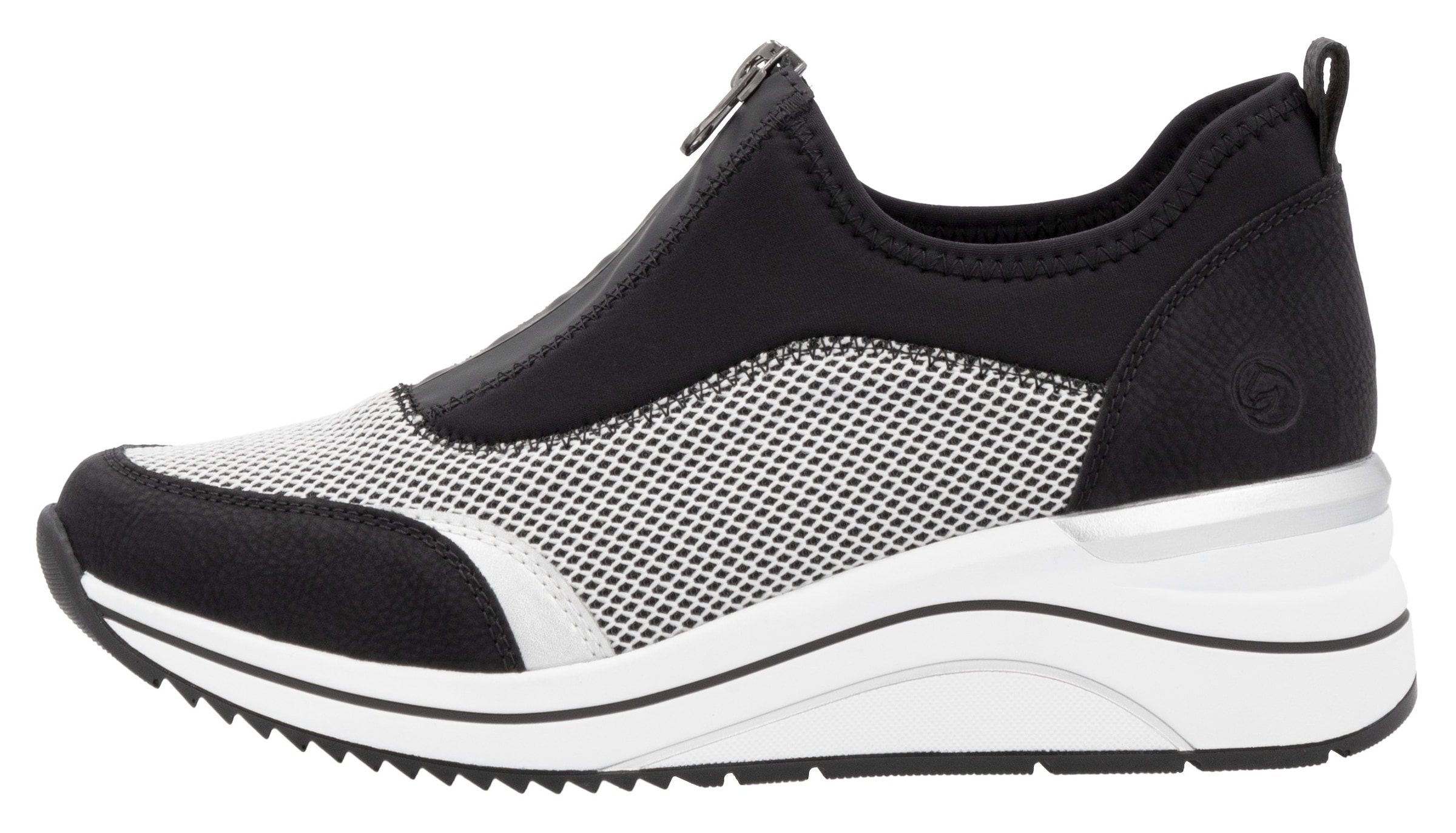 Remonte Slip-On Sneaker, Freizeitschuh, Halbschuh, Slipper in veganer Verarbeitung