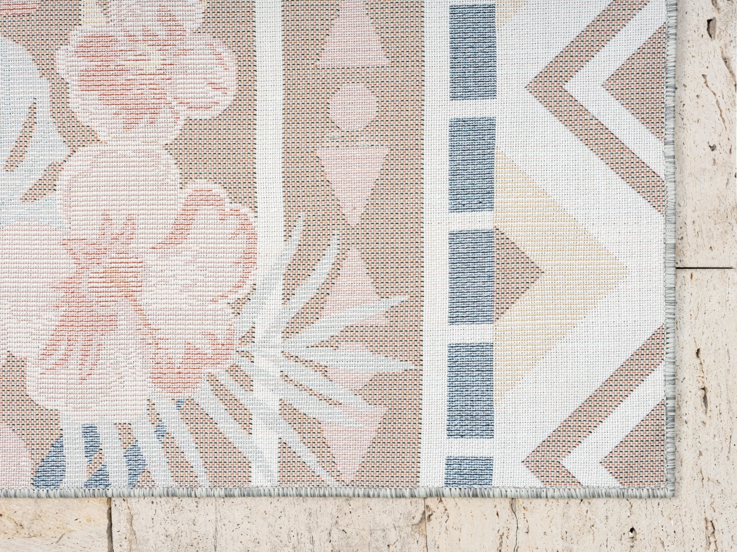 Myflair Möbel & Accessoires Teppich »Lotus Lagerräumung«, rechteckig, 8 mm Höhe, florales Design, Blumen Motiv, Outdoor geeignet, Balkon, Terrasse