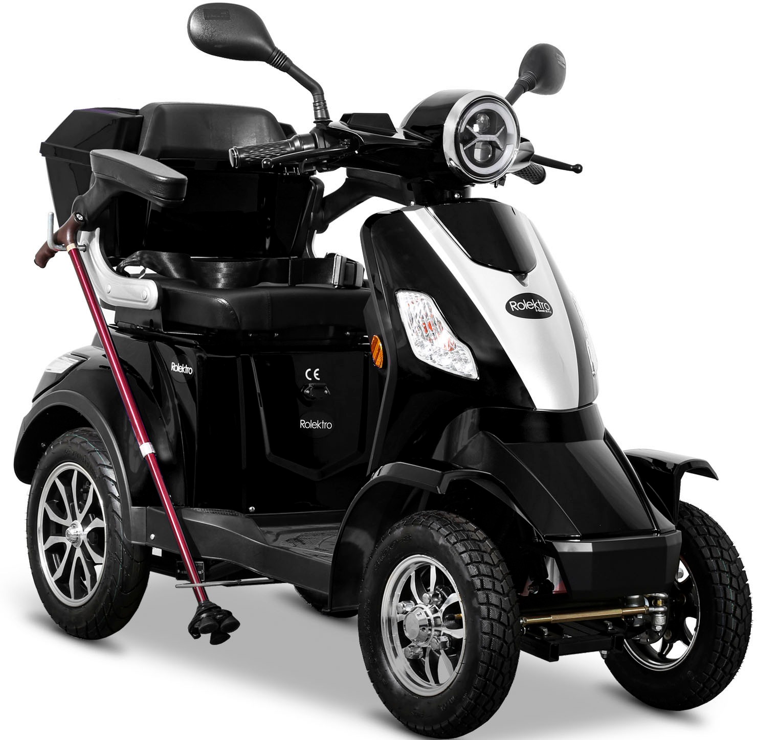 Rolektro Elektromobil »Rolektro E-Quad | V.2, 1000 Blei-Gel-Akku«, 25 W, 25 Topcase) /h, km BAUR (mit