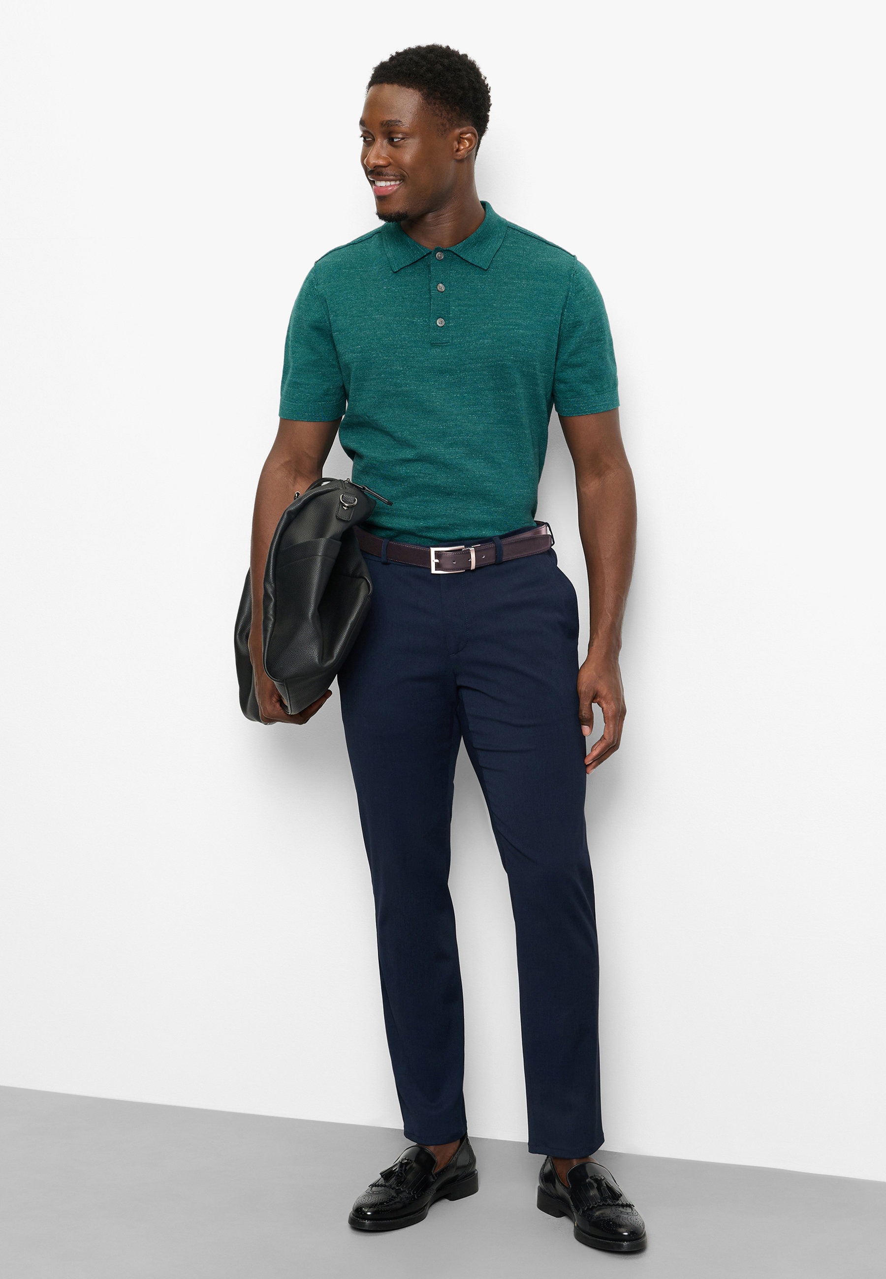 OLYMP Poloshirt »OLYMP Casual Strick, Polo«