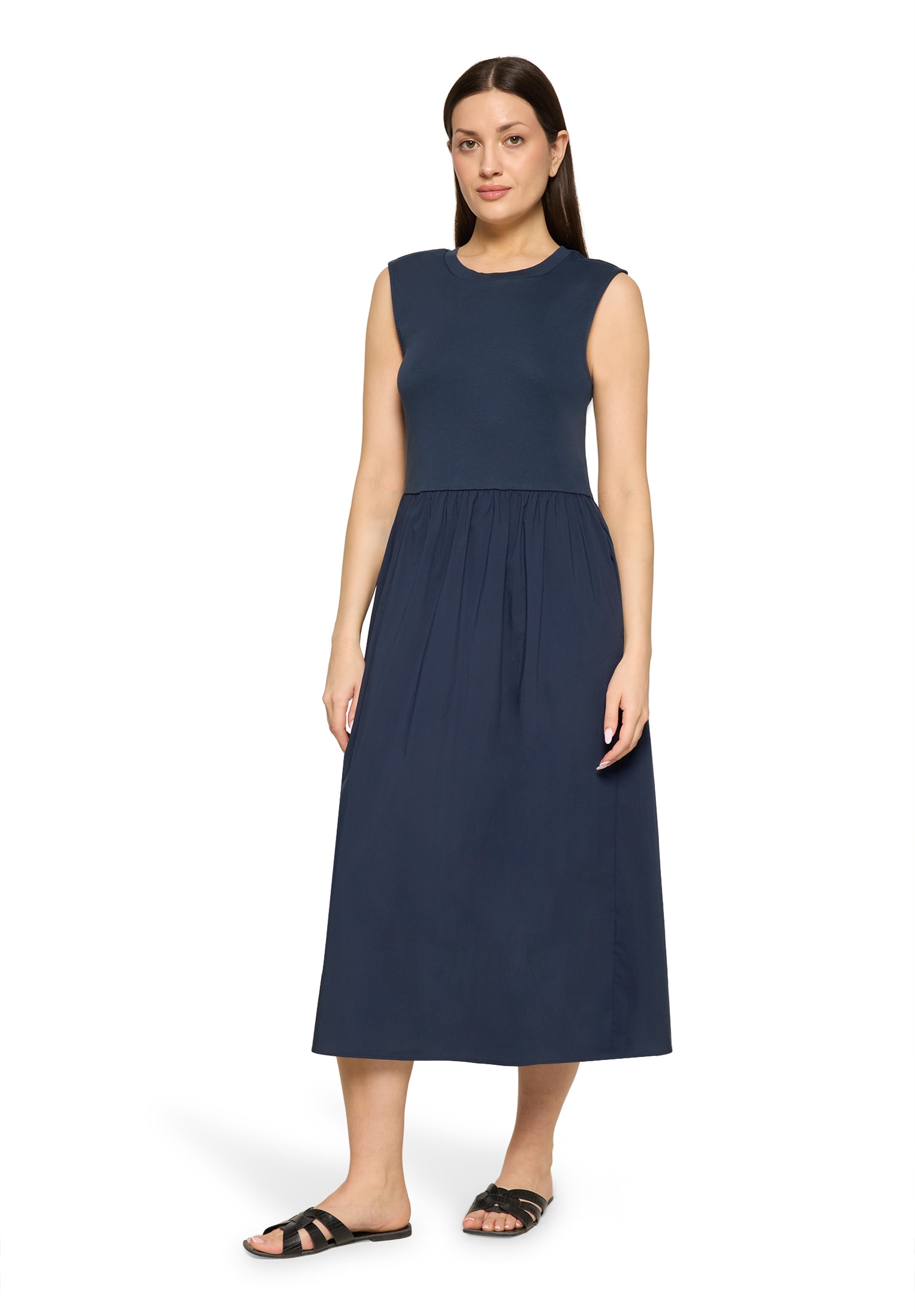 Cartoon Druckkleid "Damen mit Eingrifftaschen" Nahttasche günstig online kaufen