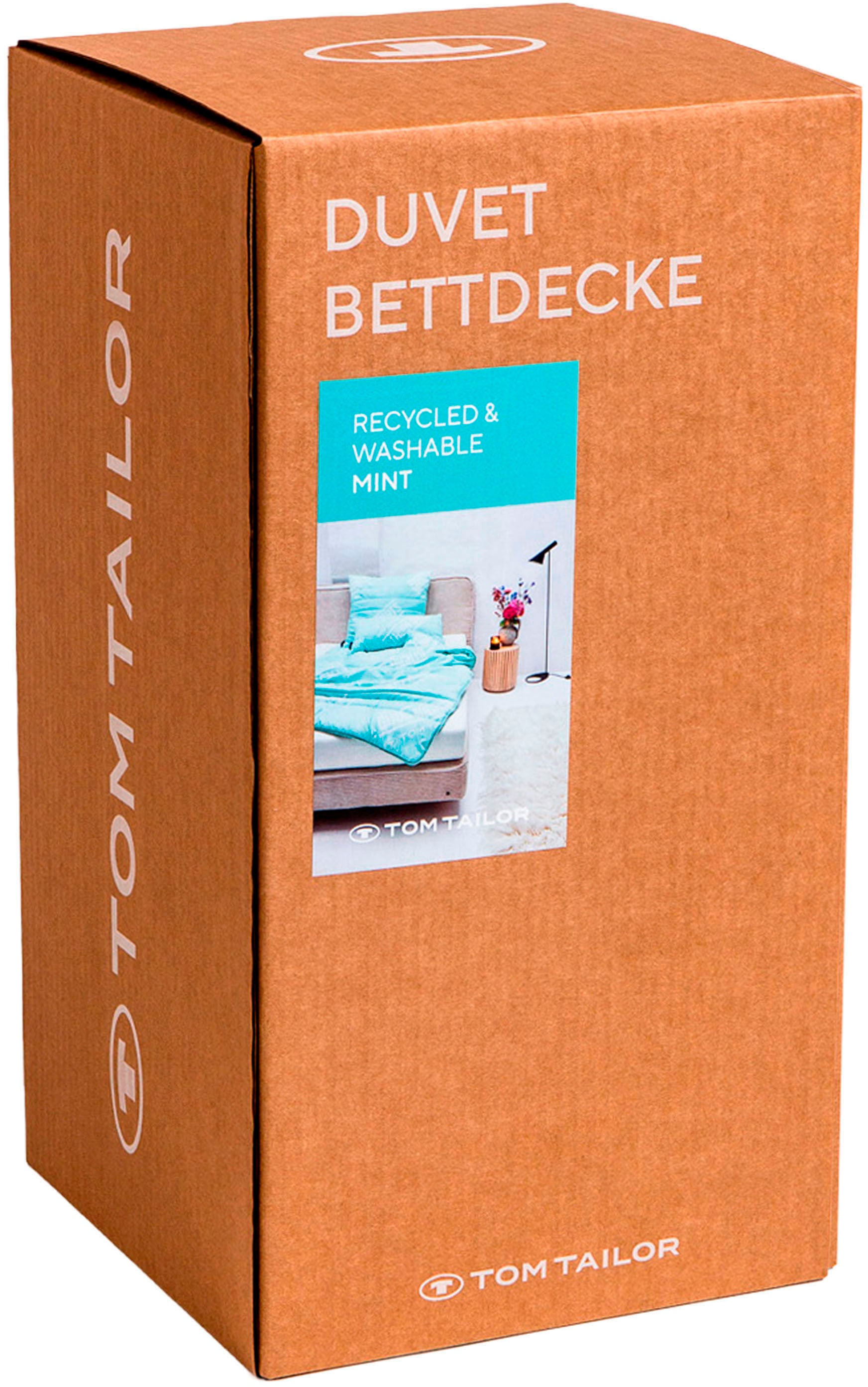 »Bettdecke (1 TAILOR St.) Home normal, HOME Tailor Colors«, Tom TOM of BAUR | Microfaserbettdecke