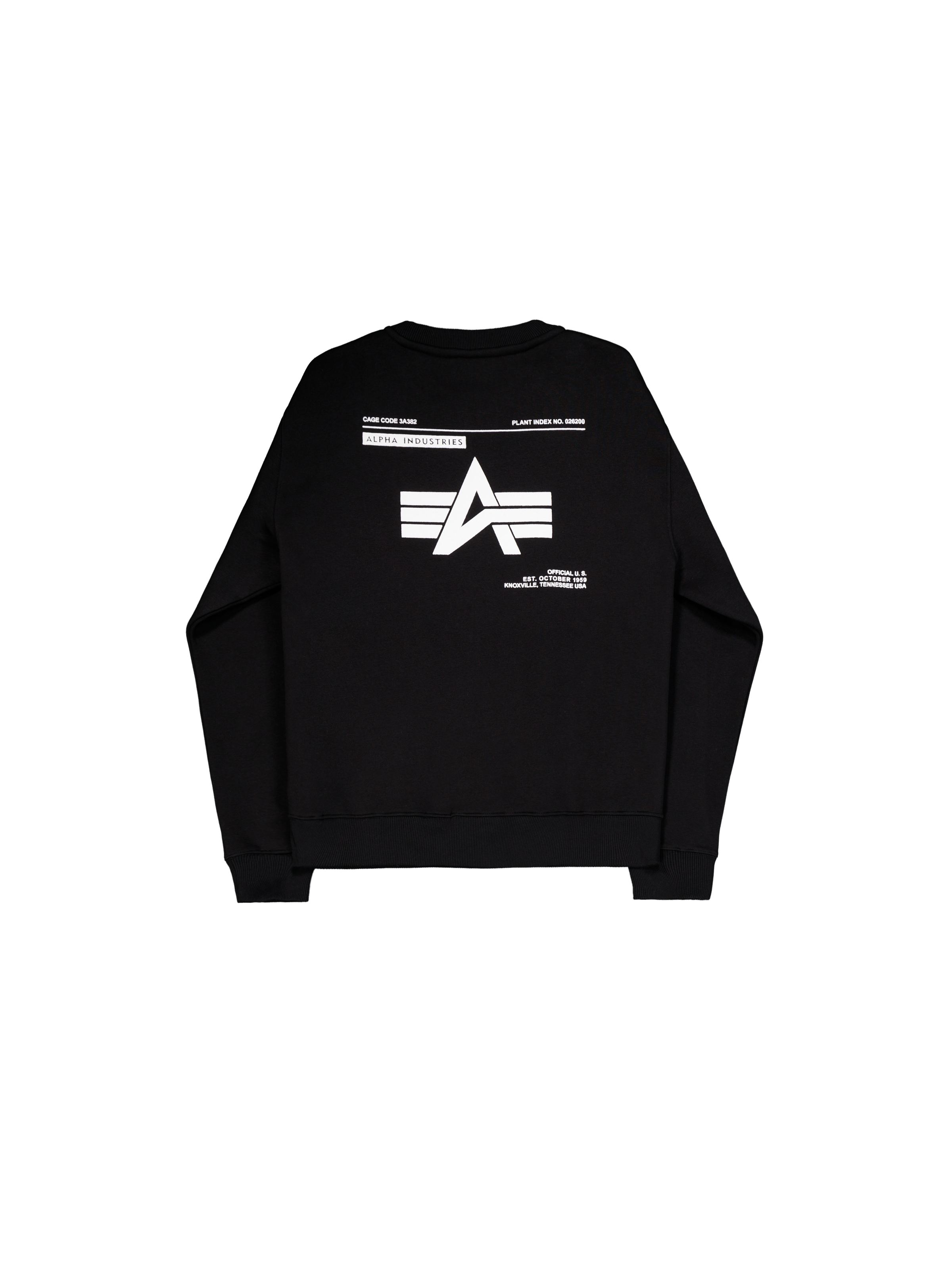 Alpha Industries Label Sweatshirt Schwarz XL 6
