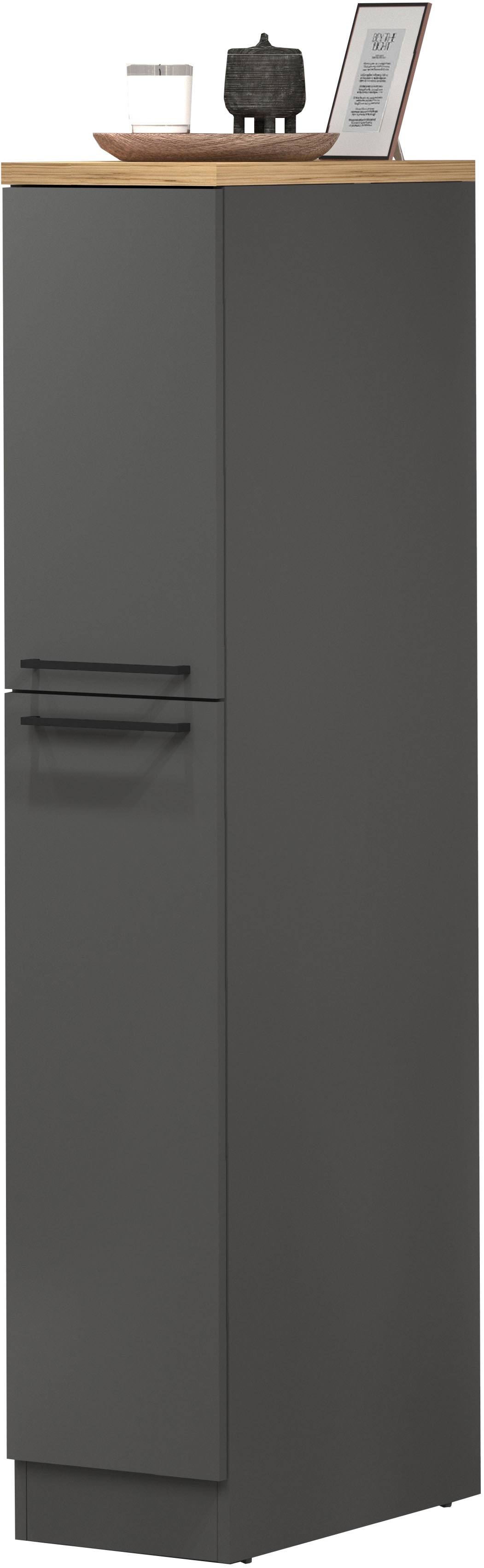 KOCHSTATION Apothekerschrank "KS-Sole" Breite 30 cm, 2 Auszüge, 4 Fächer