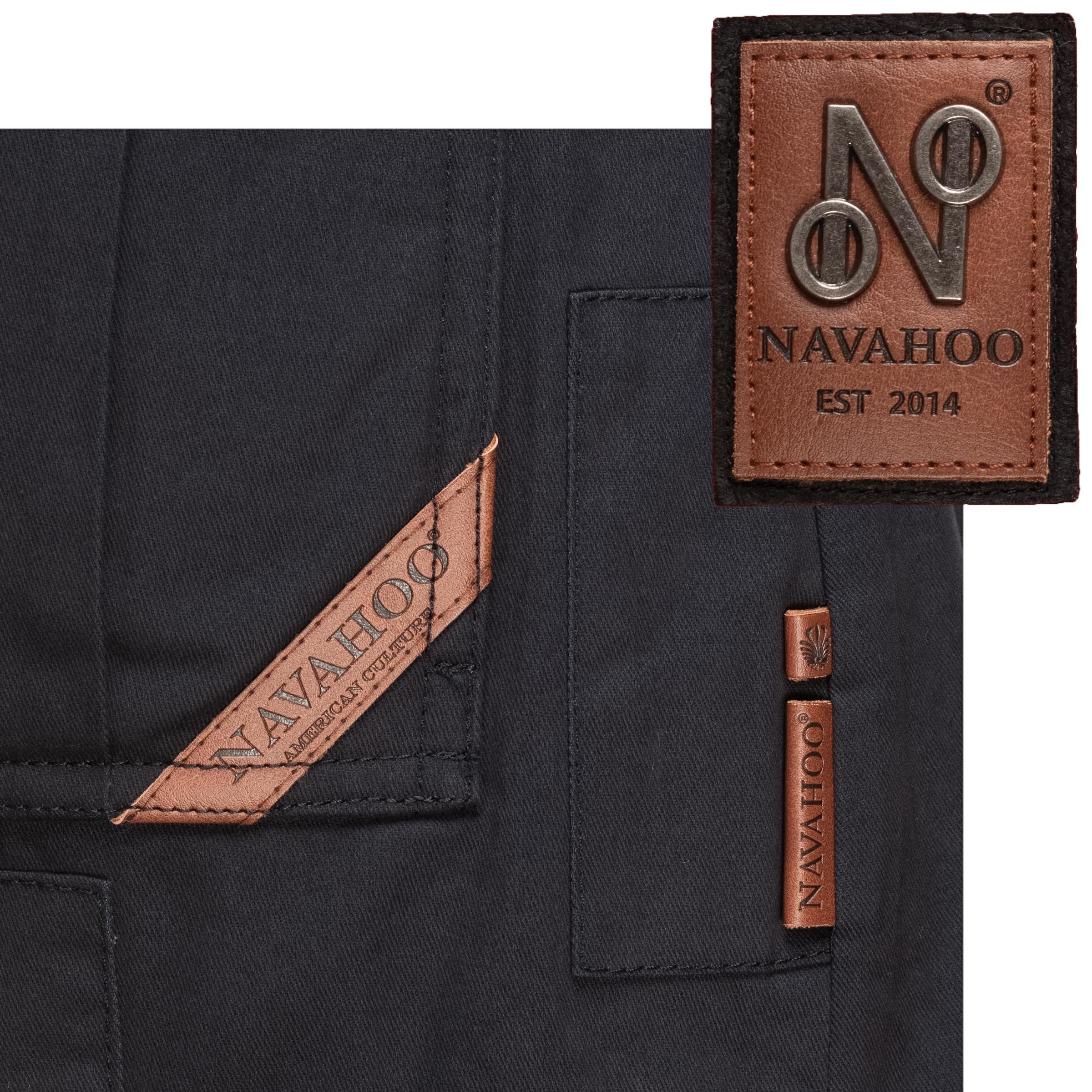 Navahoo Wintermantel »Honigfee«, stylischer Baumwollparka mit Kunstfell-Kapuze