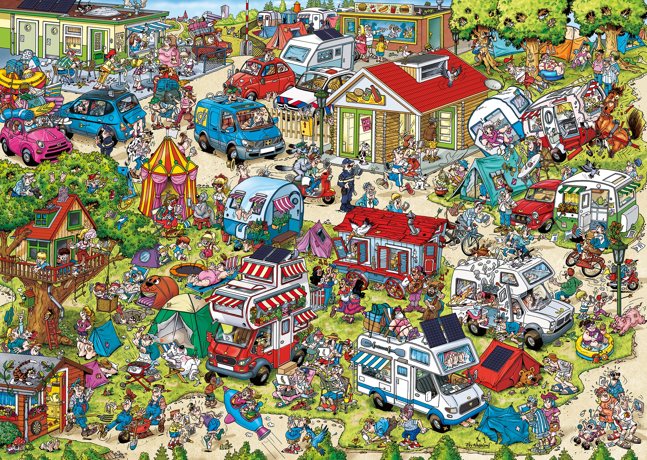 Ravensburger Puzzle »Ray Nicholson, The Campsite«, Made in Germany