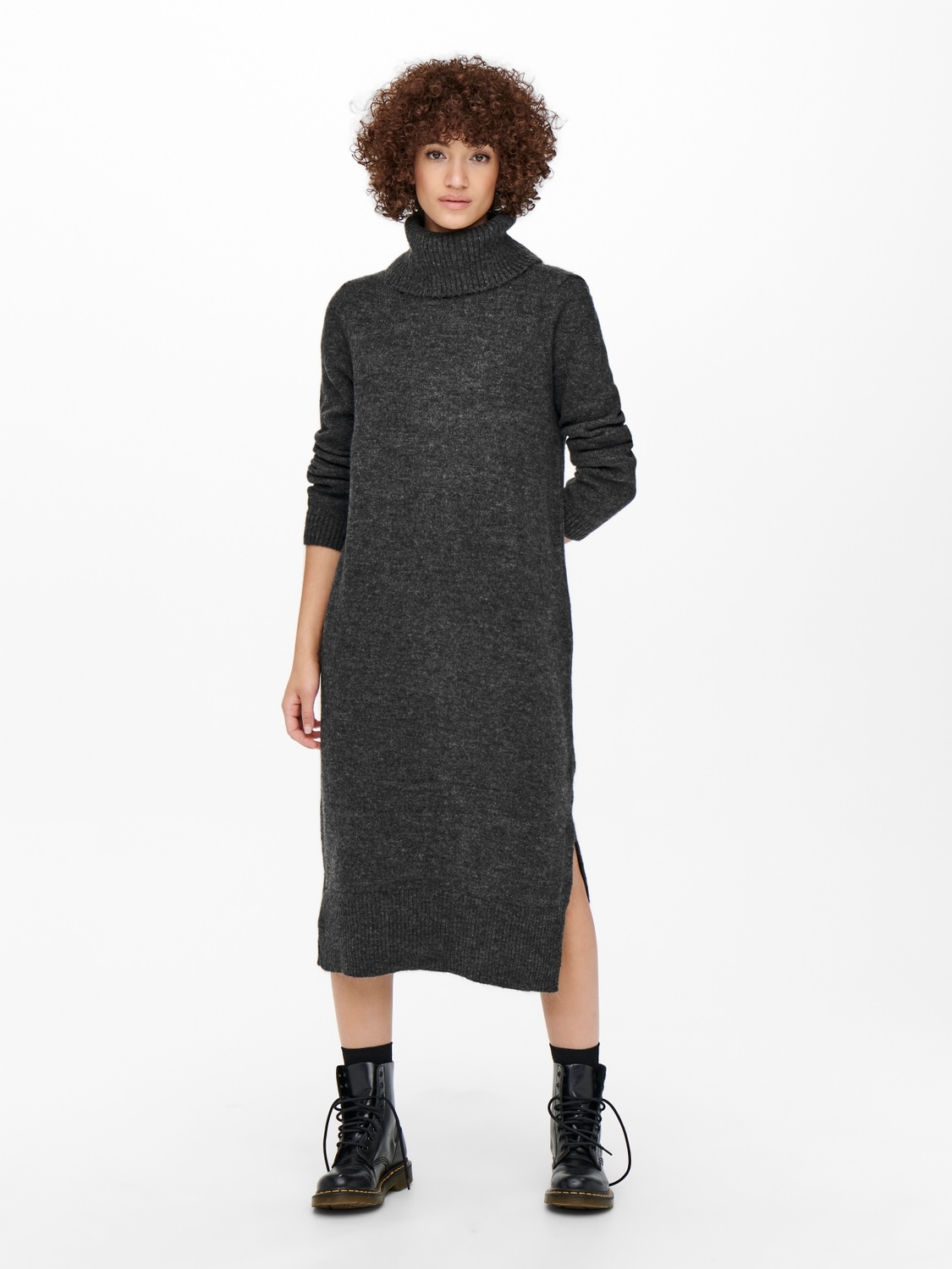 Strickkleid »ONLBRANDIE L/S ROLL NECK DRESS«