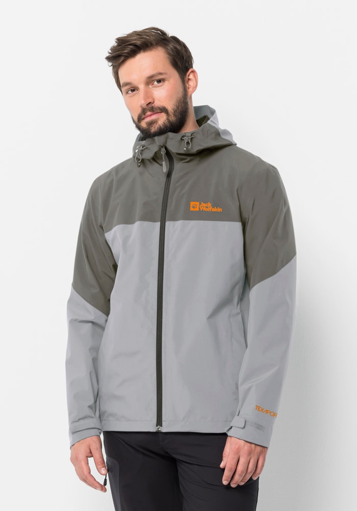 Jack Wolfskin Outdoorjacke "WEILTAL 2L JKT M", mit Kapuze