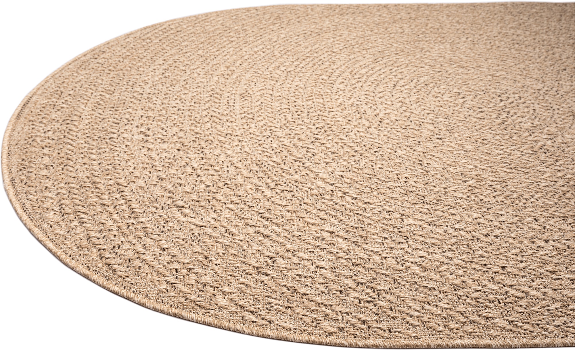 merinos Teppich »Kenzy 2«, 1 mm Höhe, robuster In- und Outdoor Teppich im natürlichen Jute-Look, wetterfest