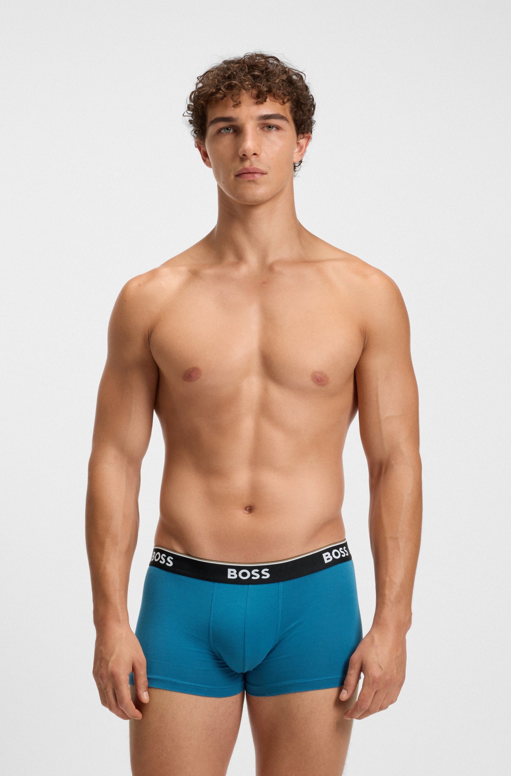 BOSS Trunk »3P Power«, (Packung, 3 St.), mit BOSS Schriftzug auf dem Bund