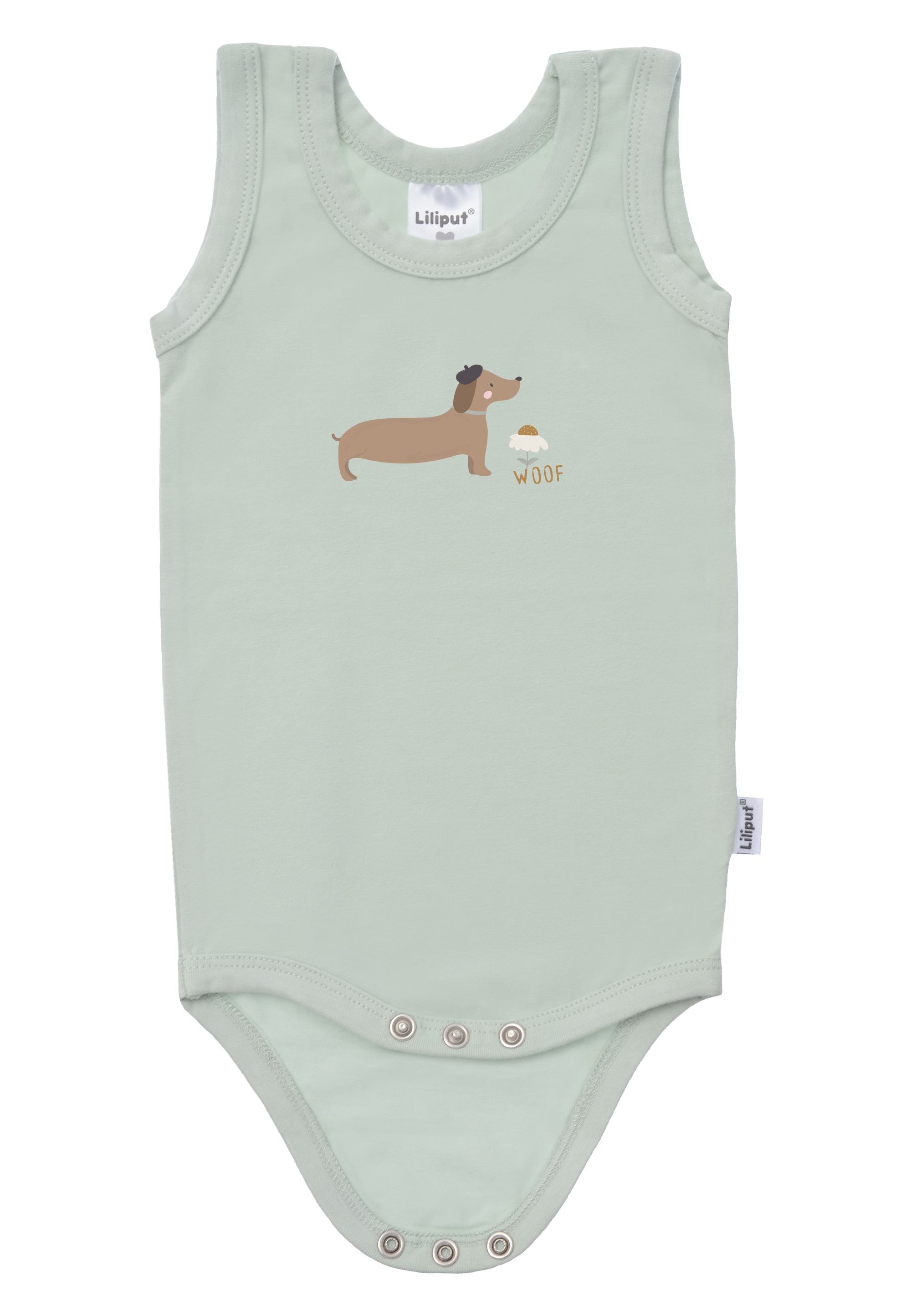 Thumbnail - Liliput Body "Dackel" 2 Stk. 2er-Pack mit bequemem Rundhalsausschnitt