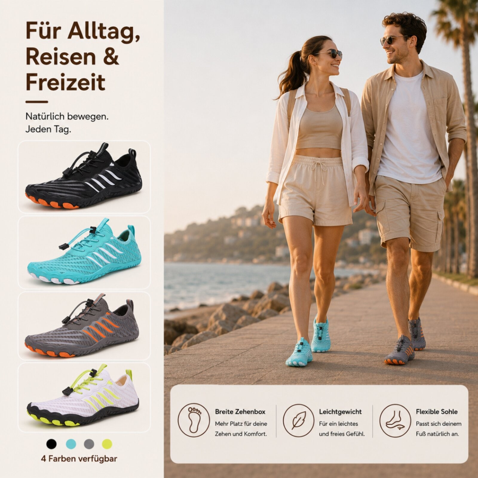 DOTALES Barfußschuh »Activestep Barfußschuhe Damen & Herren Barfußschuhe«  Minimalschuhe