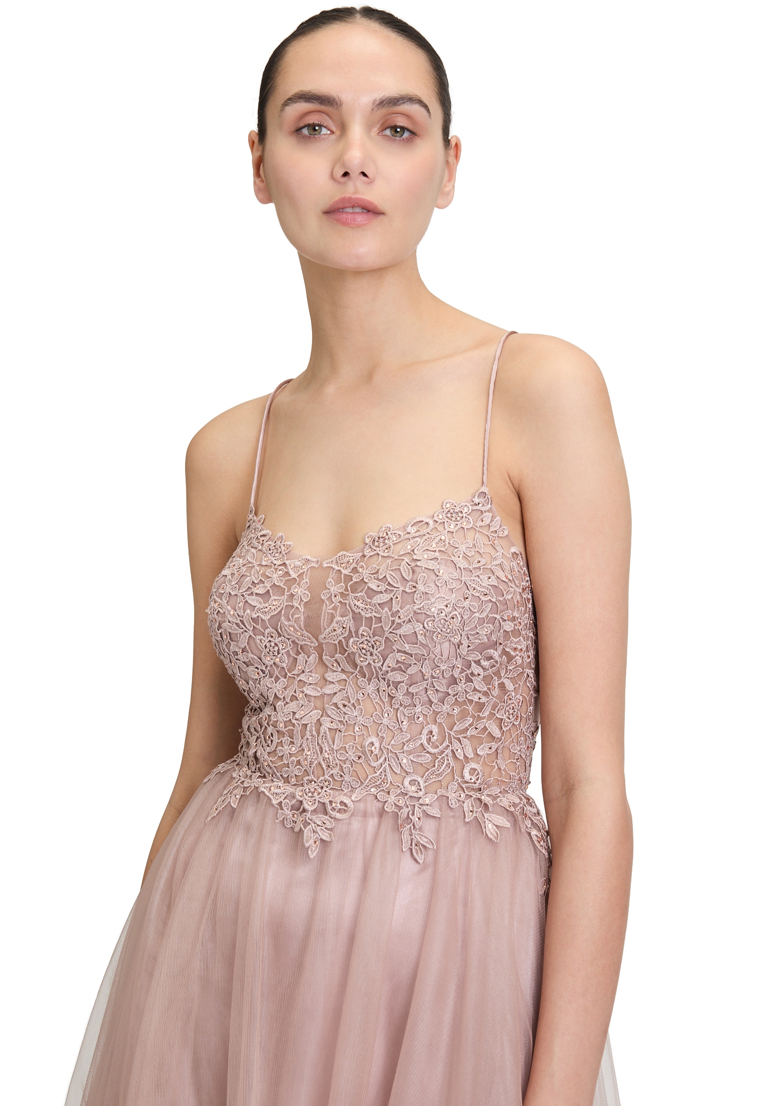 Vera Mont Abendkleid »Vera Mont Damen Abendkleid mit Stickerei«, Rückenfrei