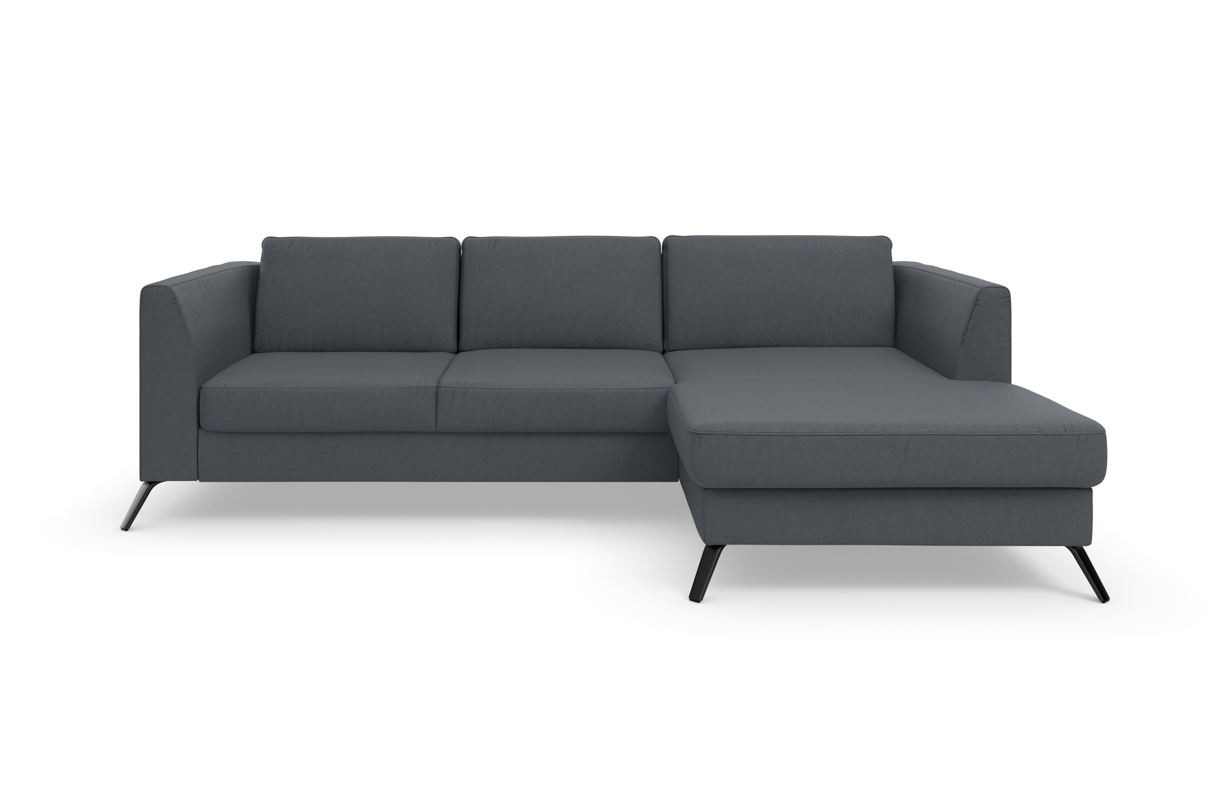 sit&more Ecksofa »Olsen L-Form«, inklusive Sitztiefenverstellung, wahlweise mit Bettfunktion, 15cm hoch