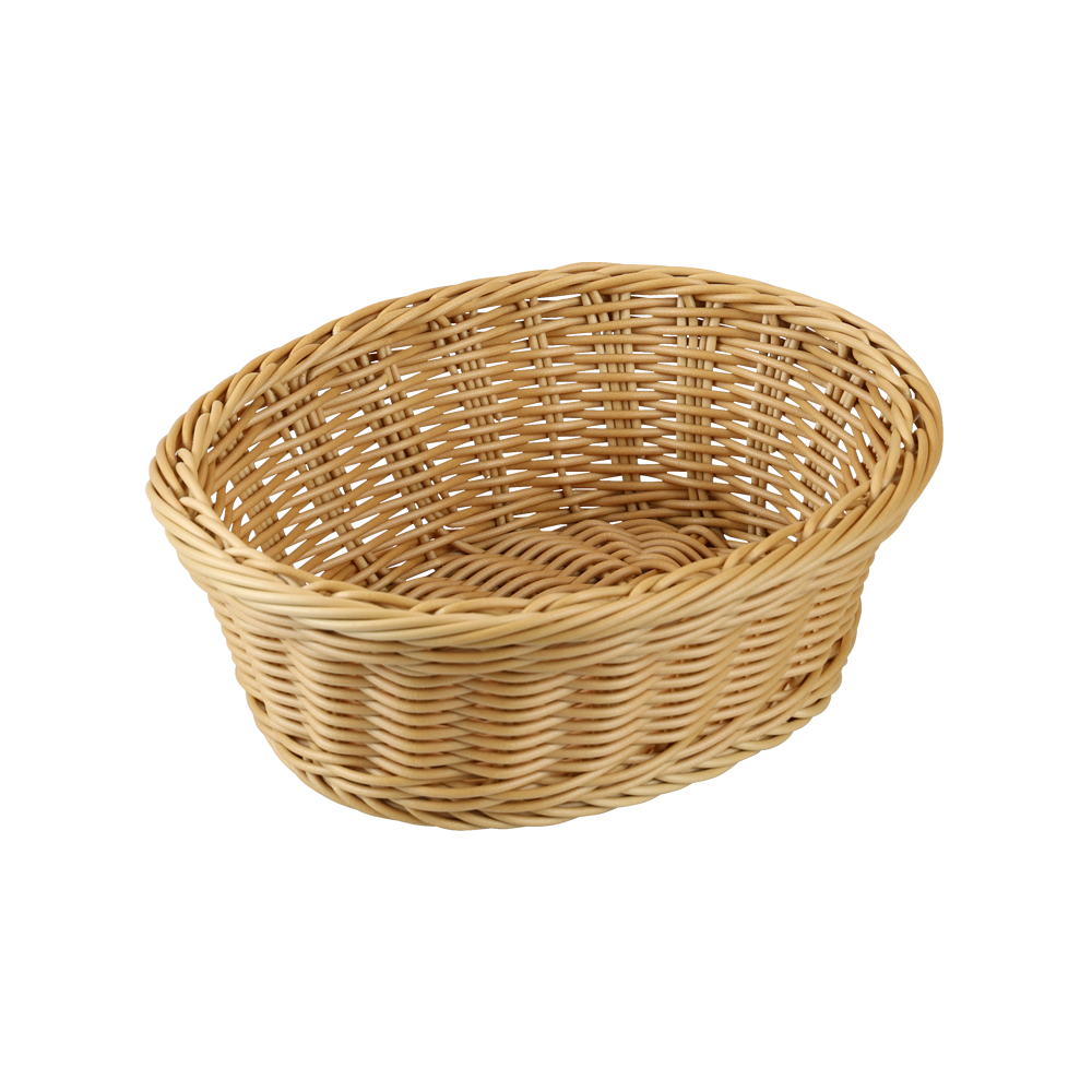 KESPER Brotkorb "Brot- und Obstkorb, 5er Set", B:25cm H:8,5cm, braun, Lebensmittelaufbewahrungsbehälter, Breite ca. 25 cm