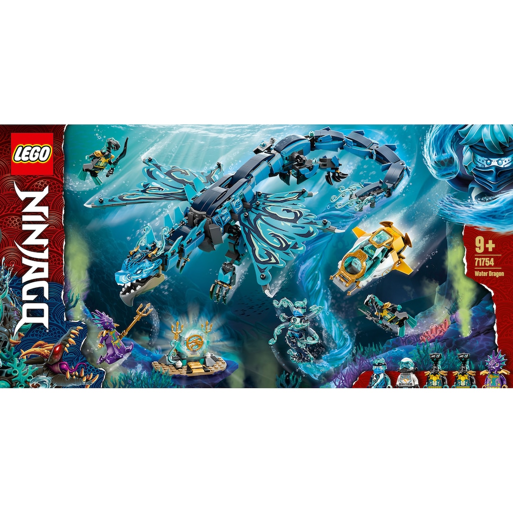 LEGO® Konstruktionsspielsteine »Wasserdrache (71754), LEGO® NINJAGO®«, (737 St.)