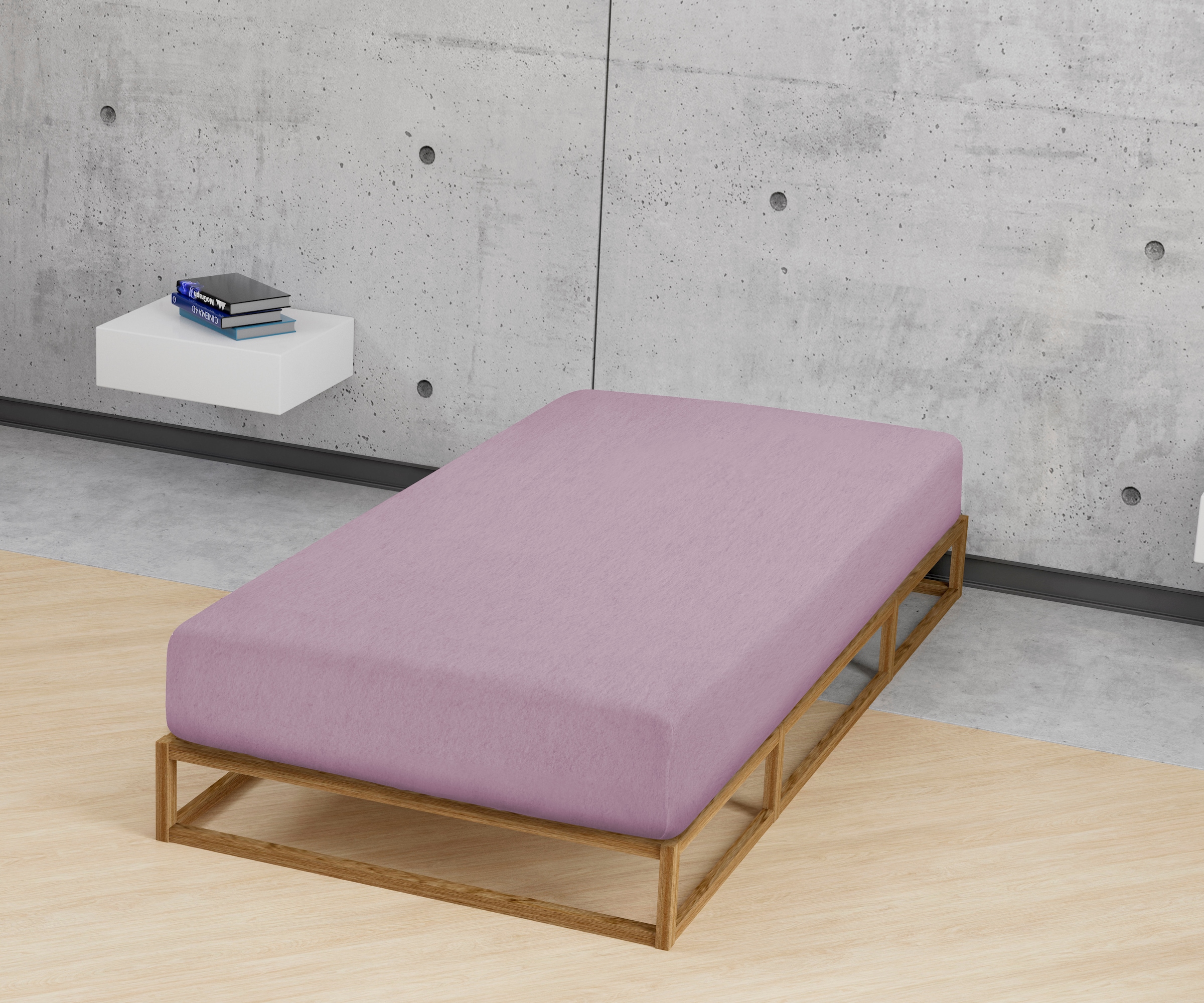 Biberna Spannbettlaken »Hermal«, 100% Baumwolle, weich+warm, Matratzenhöhe bis 22 cm, Made in Germany