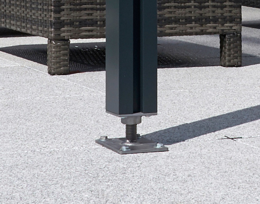GUTTA Terrassendach "Premium", BxT: 309x306 cm, Dach Polycarbonat bronce
