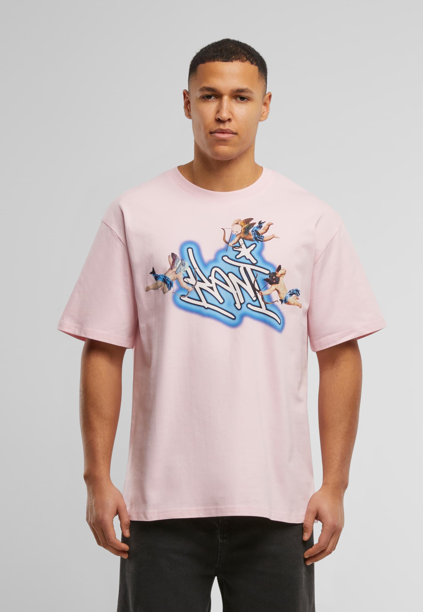 Karl Kani T-Shirt »Karl Kani Woven Signature Airbrush Amor Tee«, (1 tlg.)