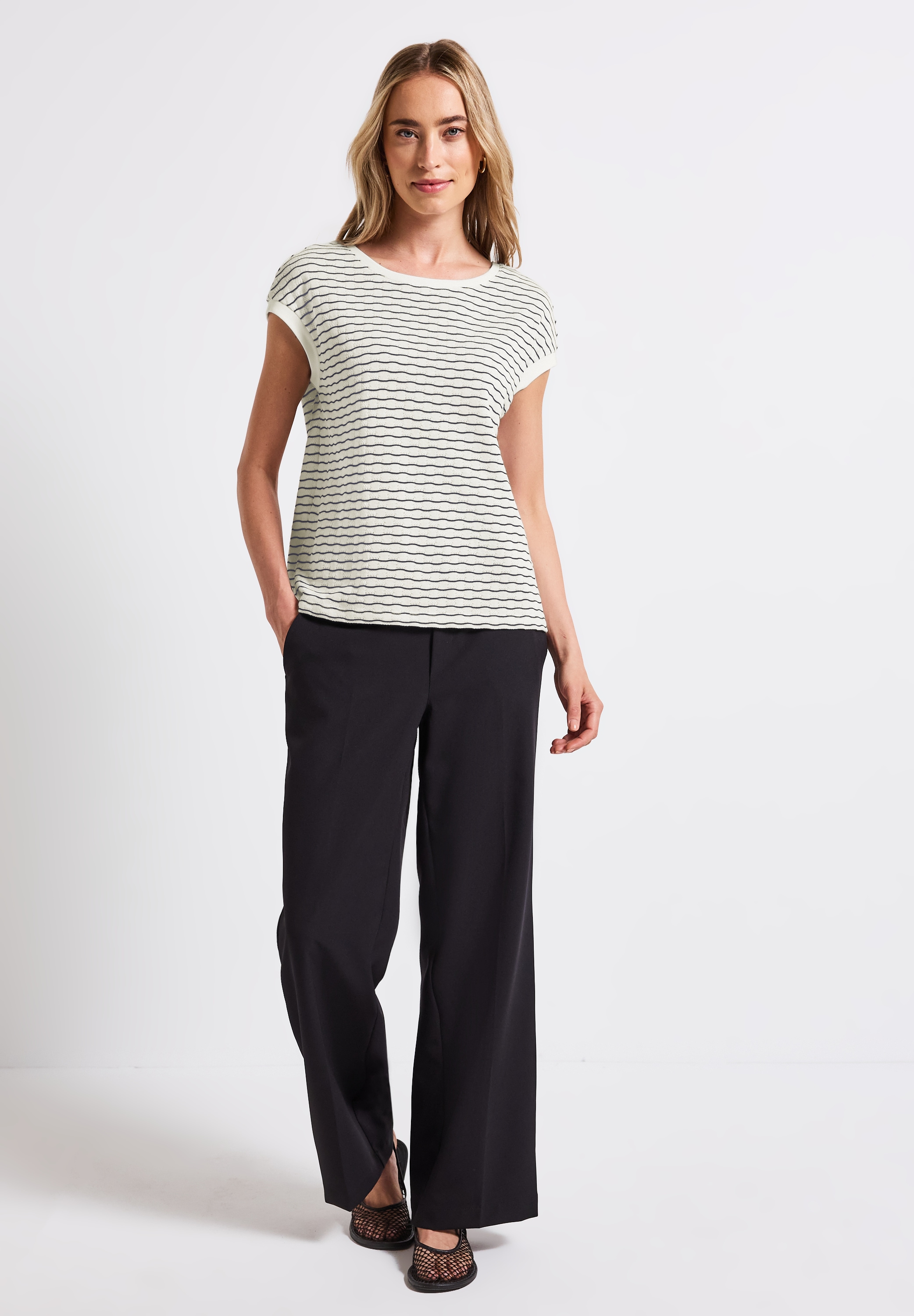 STREET ONE T-Shirt, im soften Baumwoll-Mix