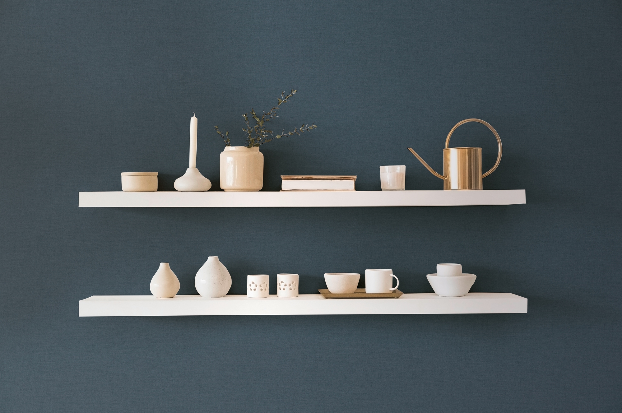 living walls Vliestapete »Dschungel-Tapete Bunte Blattoptik tropisch Vlies« matt glatt