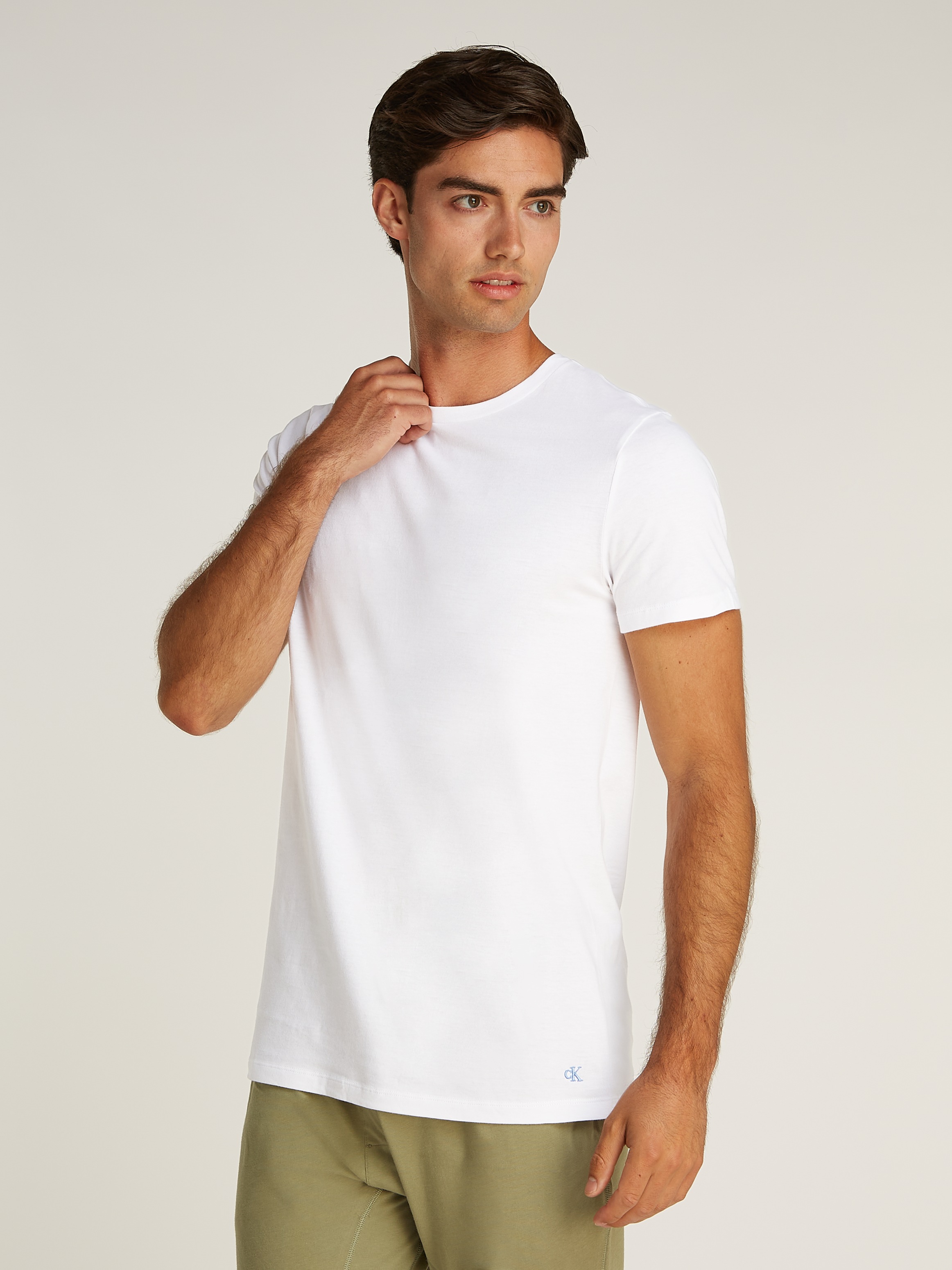 Calvin Klein Underwear T-Shirt "S/S CREW NECK 3PK" Packung, 3er-Pack, 3 Stk günstig online kaufen