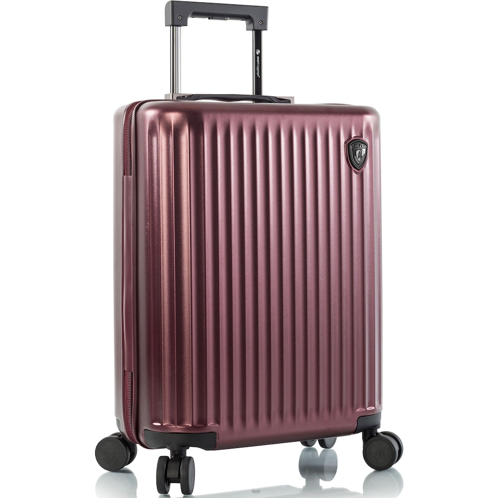 Heys Hartschalen-Trolley »Smart Luggage®, 53 cm, Burgund«, 4 Rollen