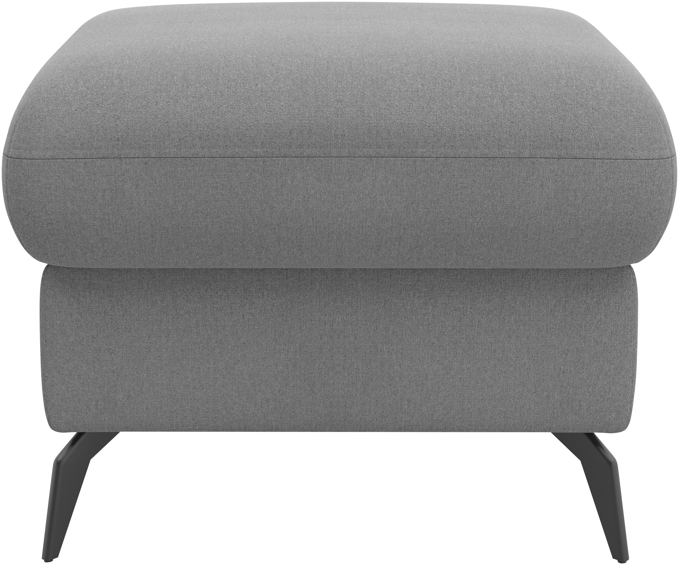 Thumbnail - Home affaire Polsterhocker "Rochelle" 1 Stk. tlg. moderne 15 cm Metallfüße