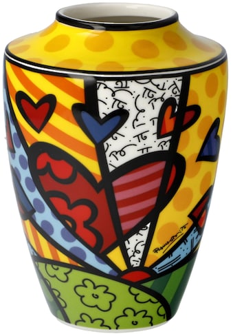 Goebel Dekovase »Britto« Pop Art Porzellan Ro...