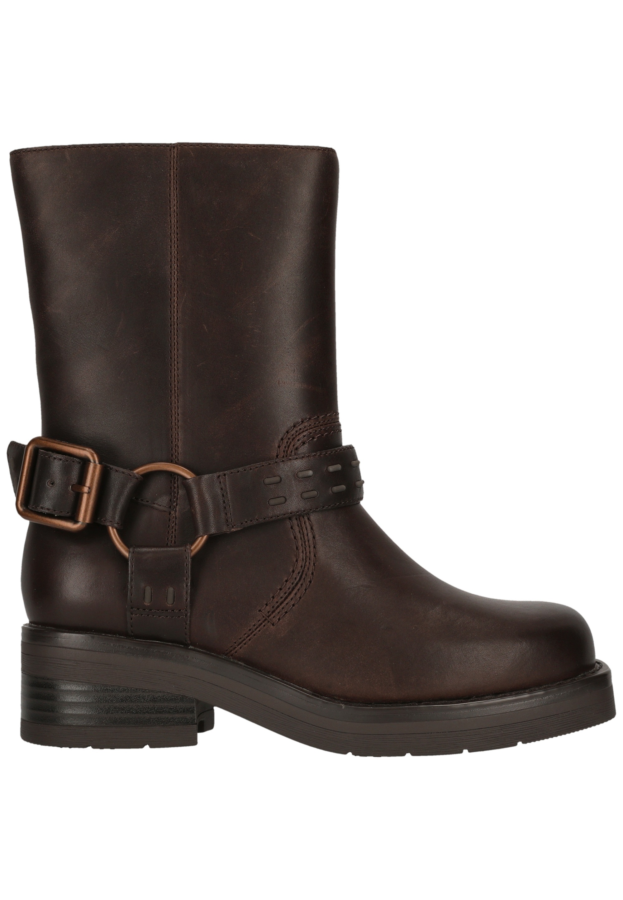 Thumbnail - Clarks Stiefelette "Rebelle Up" mit markanter Clarks-Logo-Schnalle