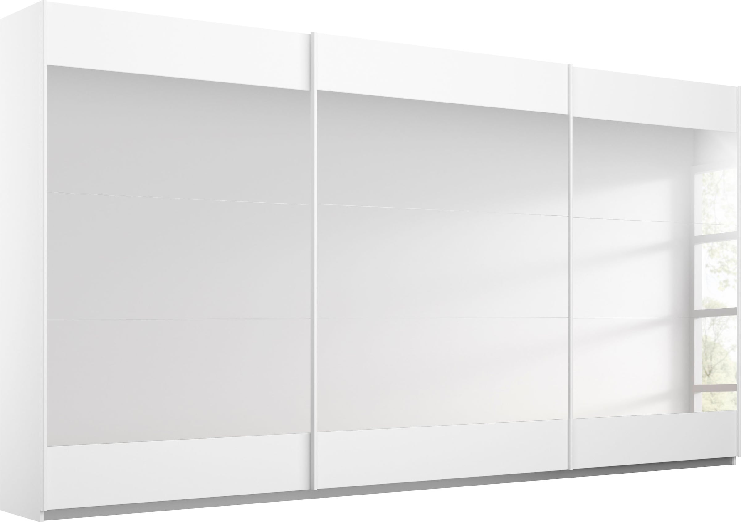 rauch Schwebetürenschrank "Kleiderschrank Schrank Garderobe Wäscheschrank Ankleide MALIBU" in 5 Breiten, Höhe 210 cm, mit großflächigen Türen, großzügiger Stauraum MADE IN GERMANY