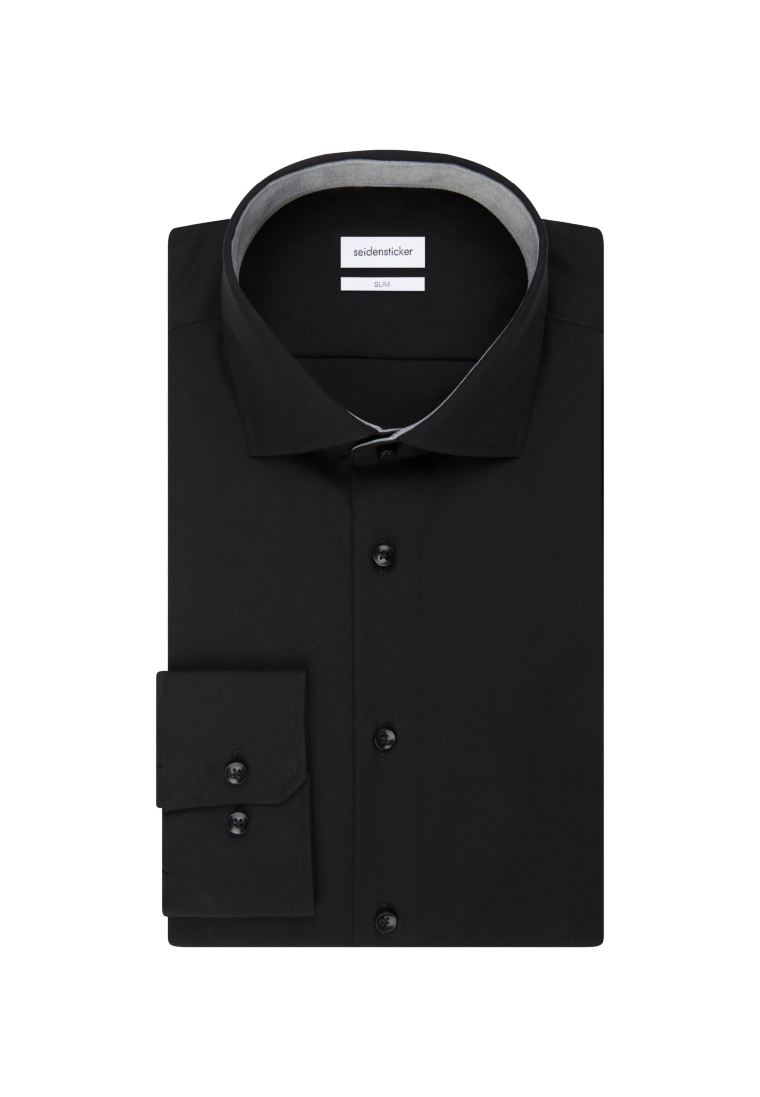 seidensticker Businesshemd »Schwarze Rose«, Slim 1/1 Kentkragen