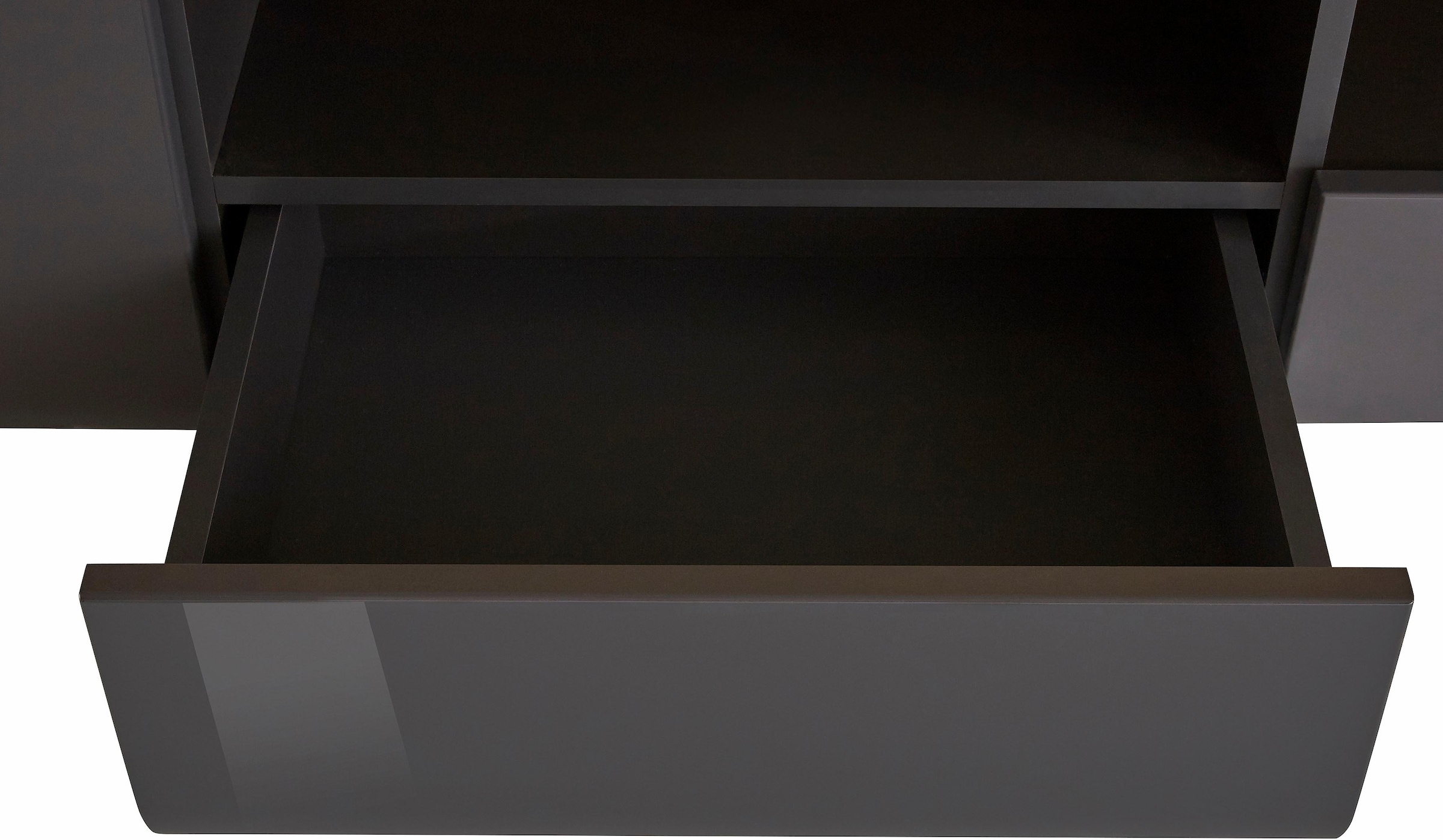 INOSIGN Lowboard »Toledo,Breite 209cm, trendige TV-Schrank mit dekorative Fräsungen«, TV-Board ohne Beleuchtung, TV-Kommode mit viel Stauraum