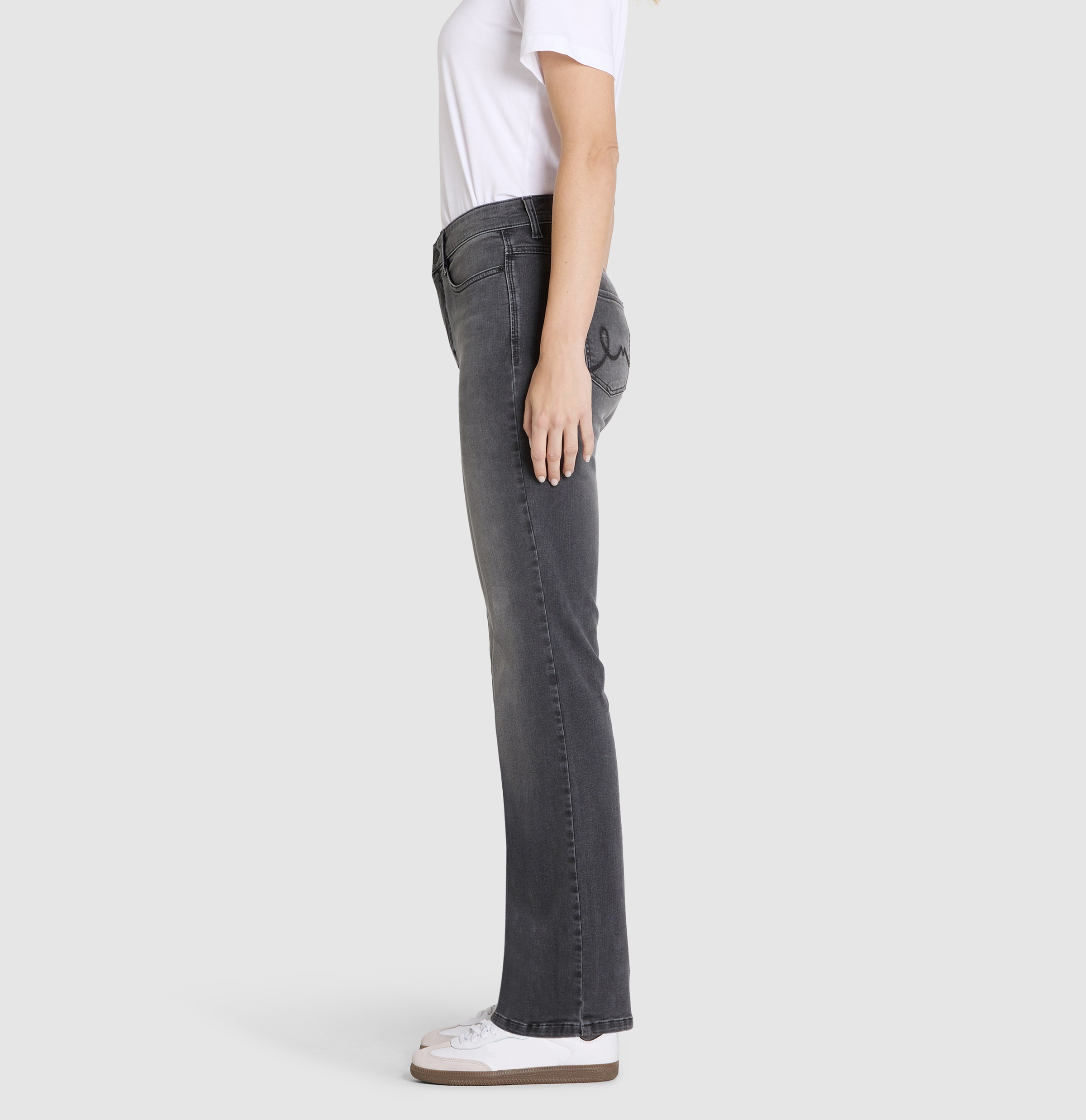 MAC Jeans Straight Fit LAURA grau   36/L30 damen 3