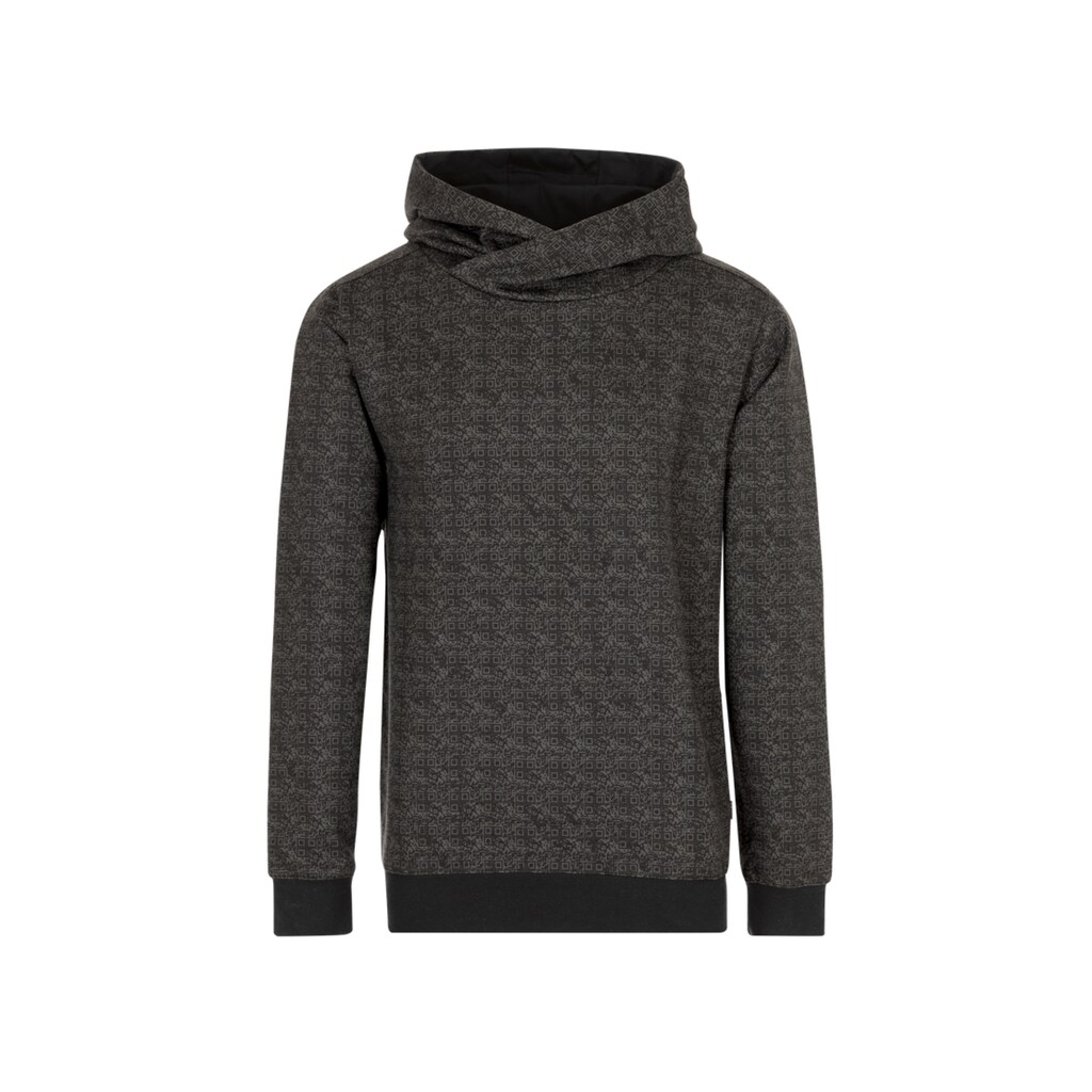 Trigema Sweatshirt »TRIGEMA Kapuzenpullover mit QR-Code-Muster«