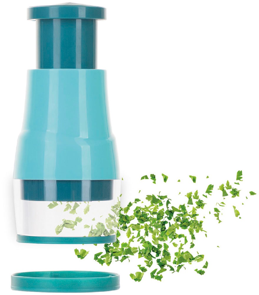 Thumbnail - Genius Gemüseschneider "Genius Minis, Kombi-Set inkl. Edelstahl-Schüsseln, Set 19-tlg." 3 Schüsseln mit Deckel, Multihac...