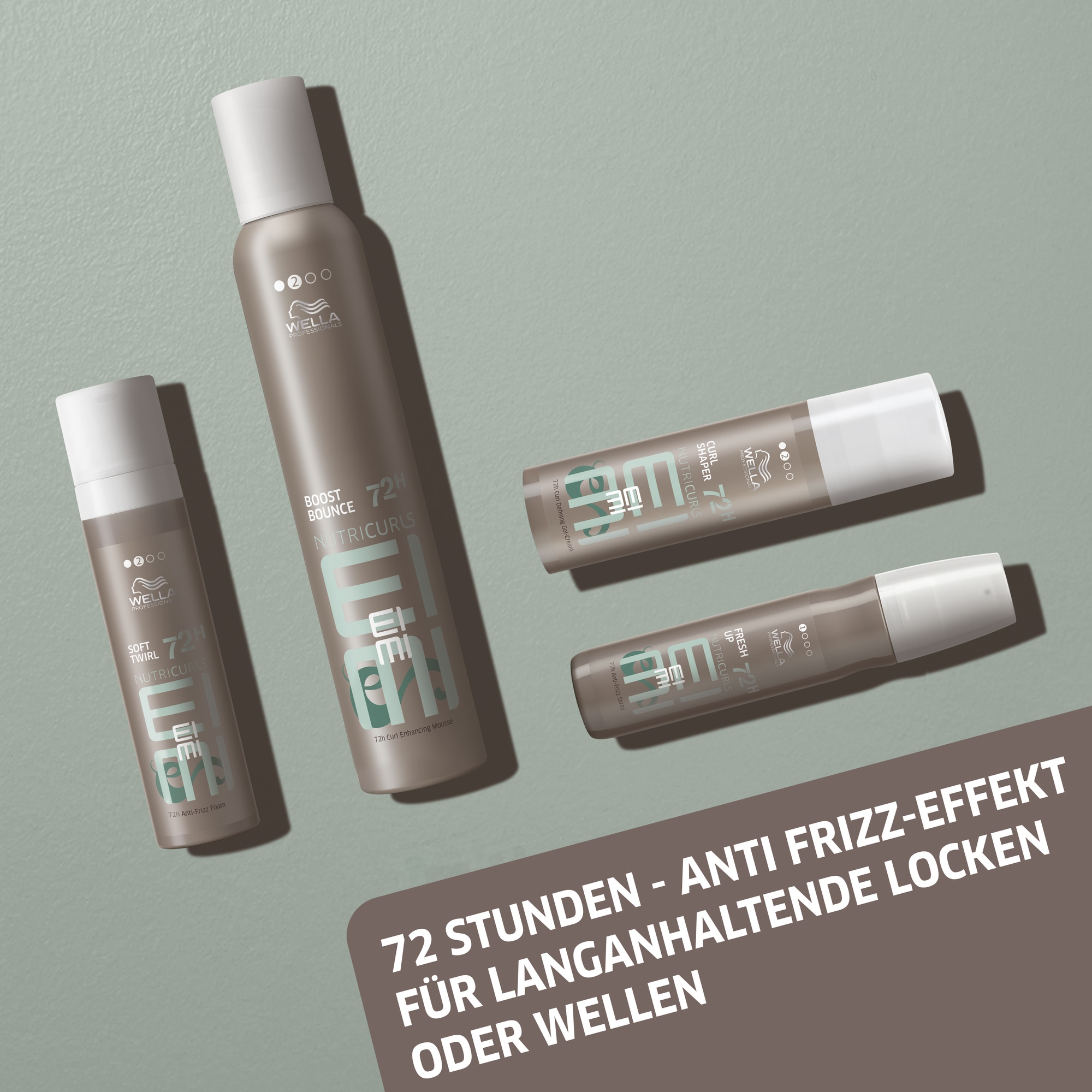 Wella Professionals Haarpflege-Spray »EIMI Boost Bounce Lockenmousse« 72h Halt, intensive Pflege, für maximale Definition, reduziert Frizz