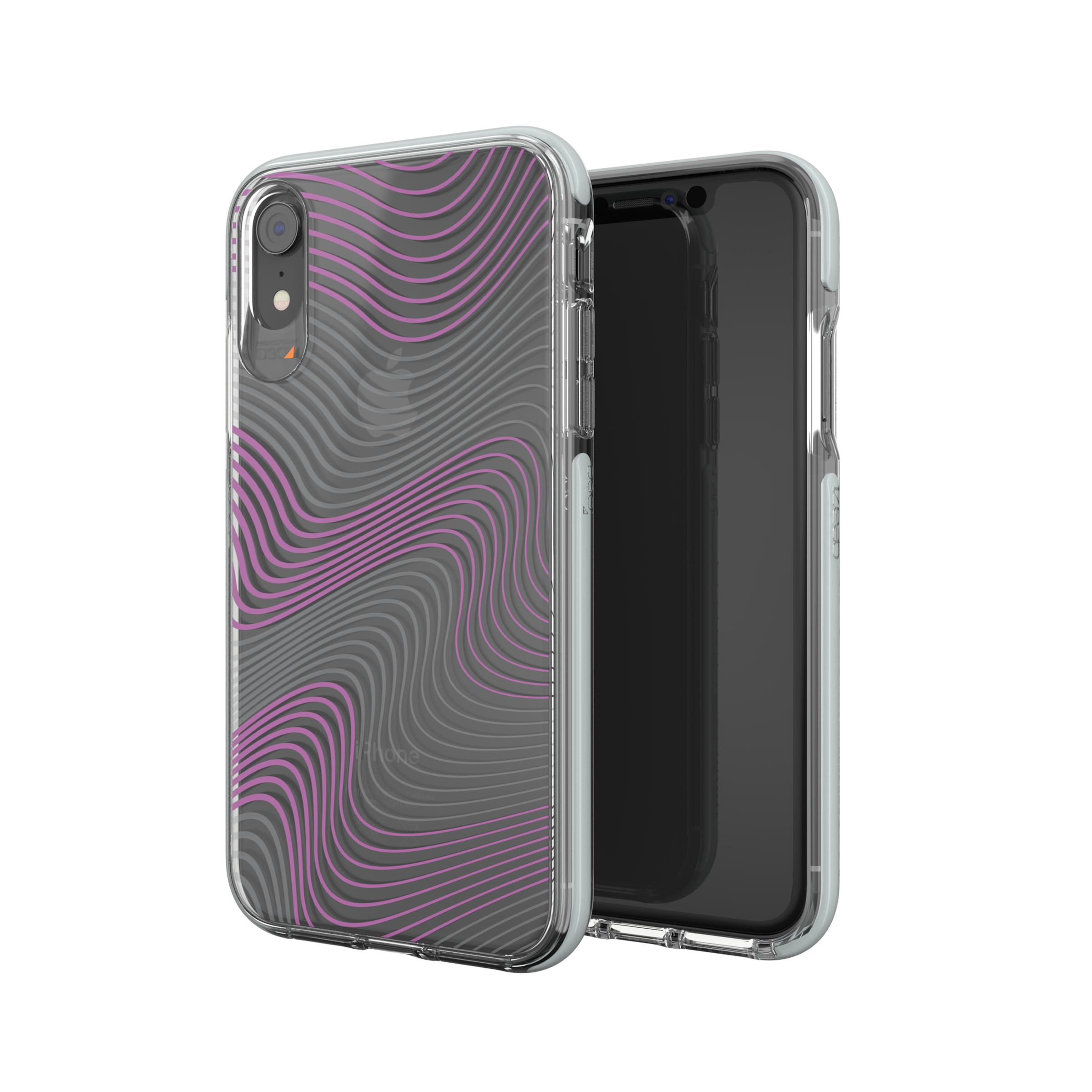Gear4 Backcover »Victoria for iPhone XR fabric 33008 TRANSPARENT«, iPhone XR