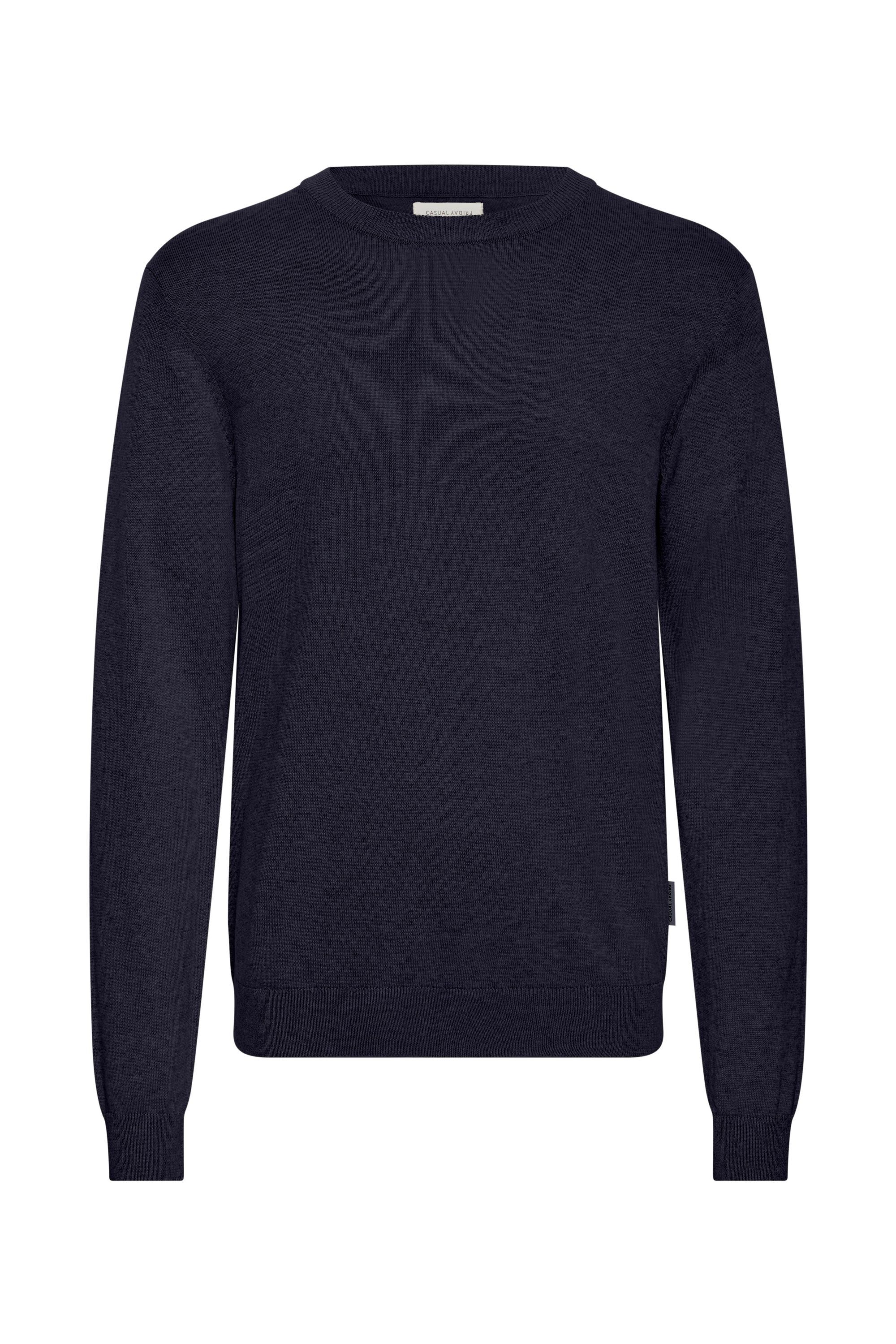 Casual Friday Strickfleece-Pullover "Strickpullover CFBells"