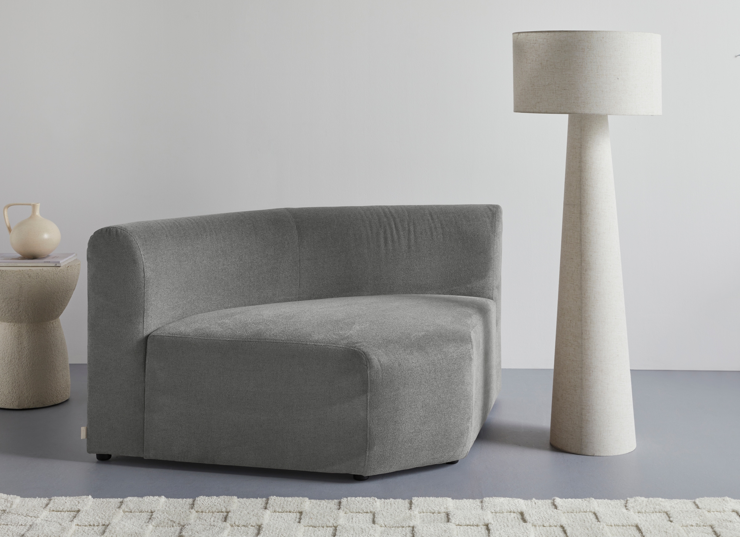 LeGer Home by Lena Gercke Sofa-Eckelement "LYZA mit gerundeter Rückenlehne, günstig online kaufen