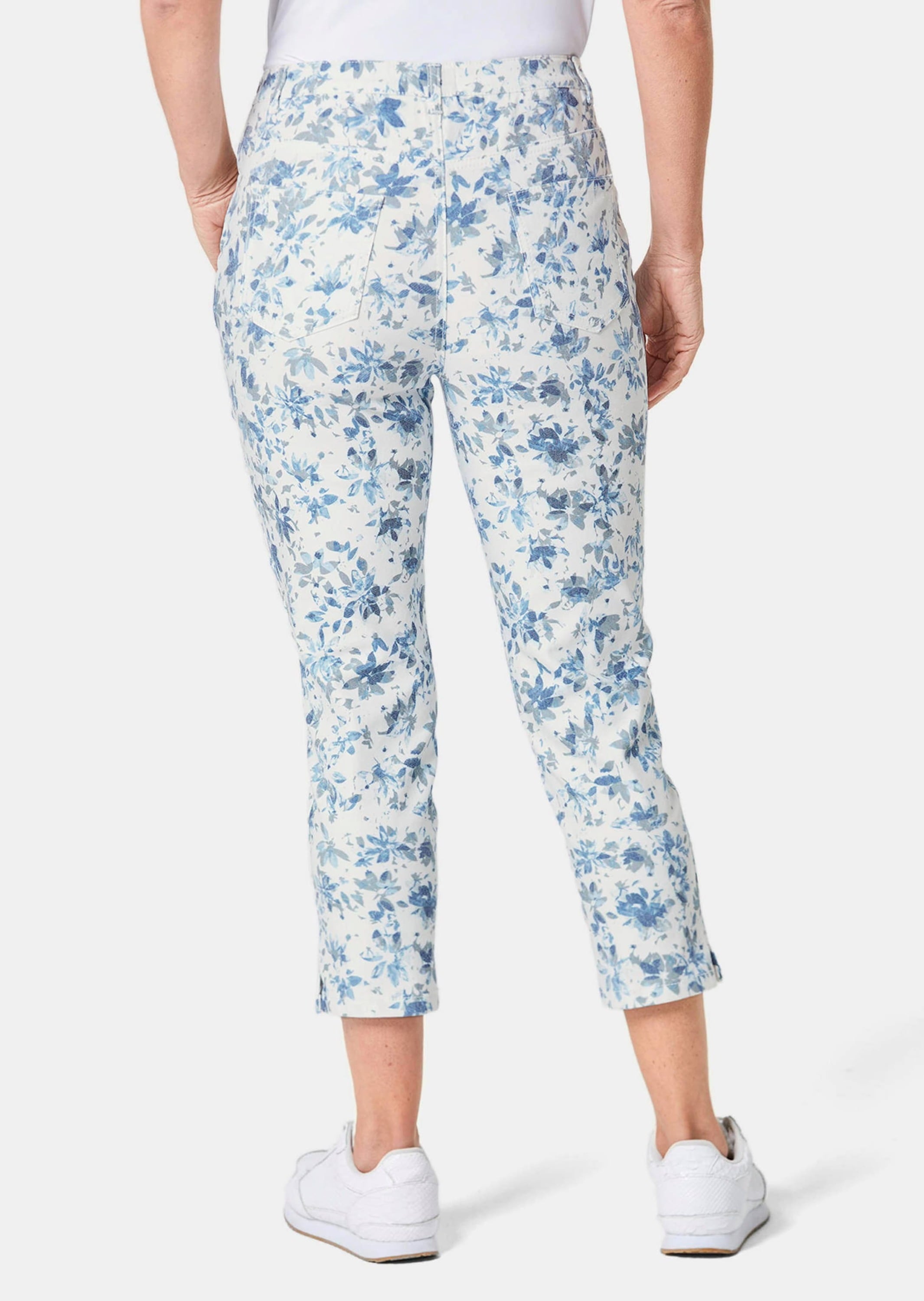 GOLDNER 2-in-1-Hose »Druckhose Druckhose mit ausgefallenem Blumenmuster«