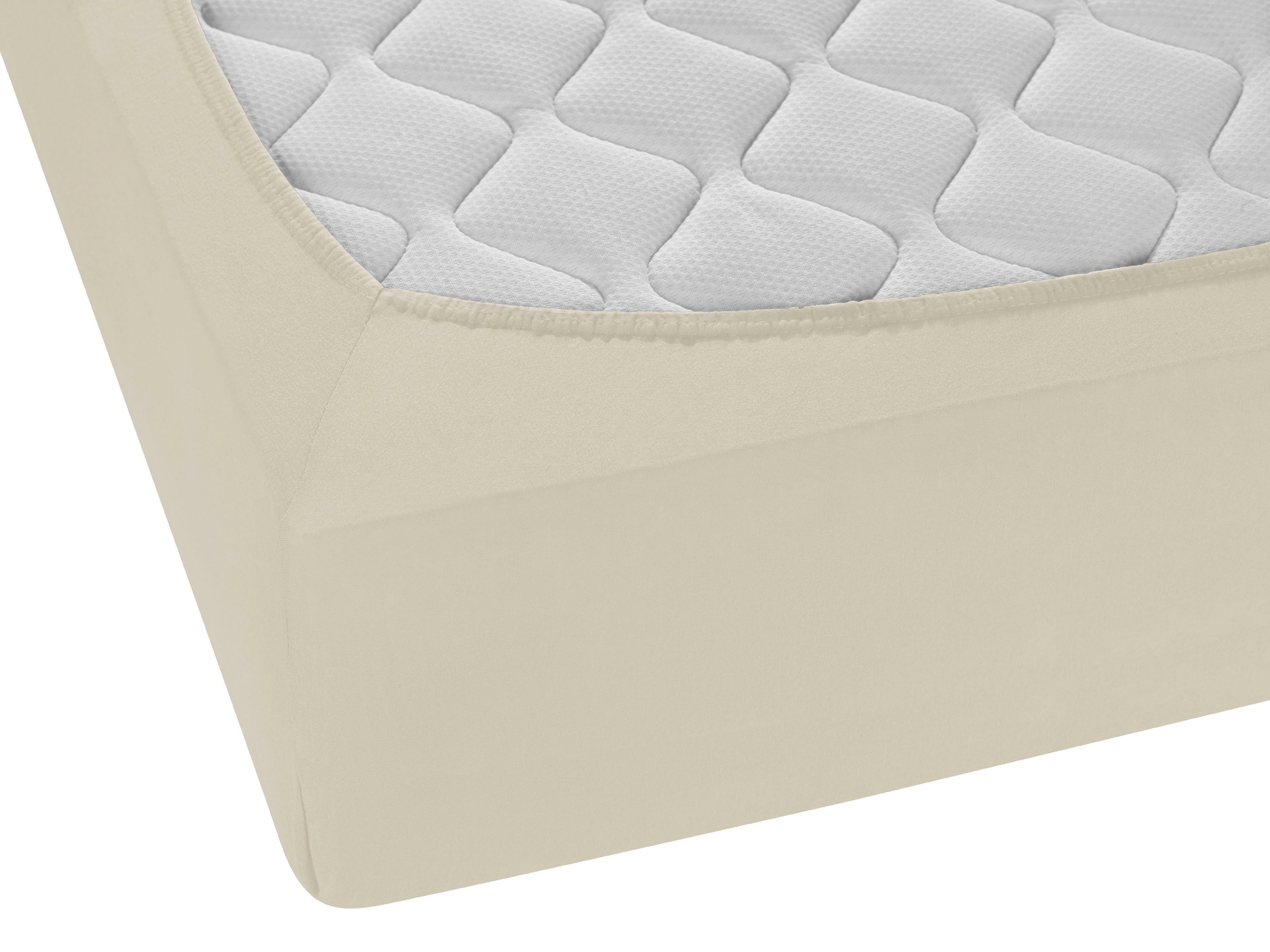 Biberna Spannbettlaken »Conny«, hochwertiges Jersey-Elasthan geeignet für Wasser- und Boxspringbetten