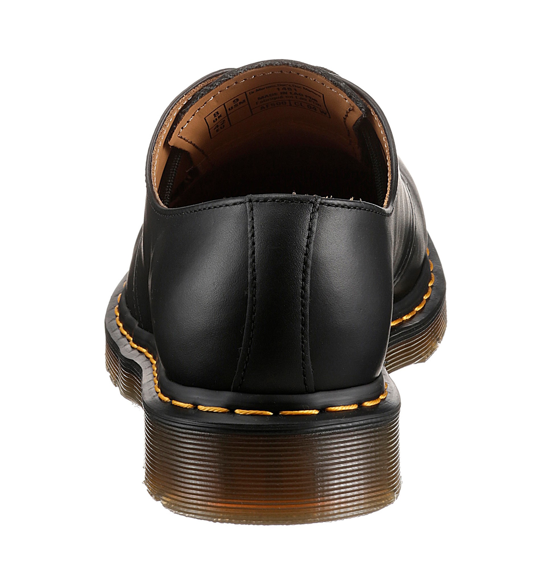 DR. MARTENS Schnürschuh »1461 3 Eye Shoe NAPPA«, Freizeitschuh, Halbschuh, schmale Form mit Luftkammern Laufsohle