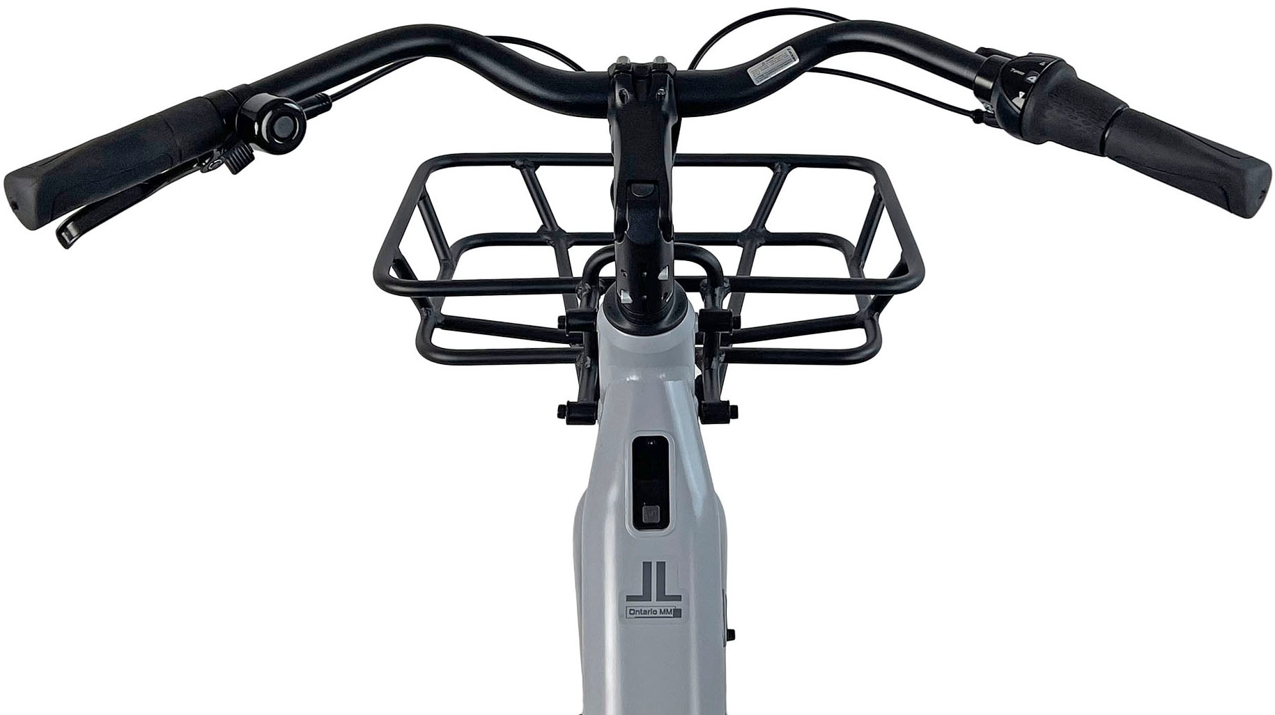 LLobe »CityVenture E-Bike 27,5" Ontario MM, grau« 7 Gang Nabenschaltung Mittelmotor 250 W
